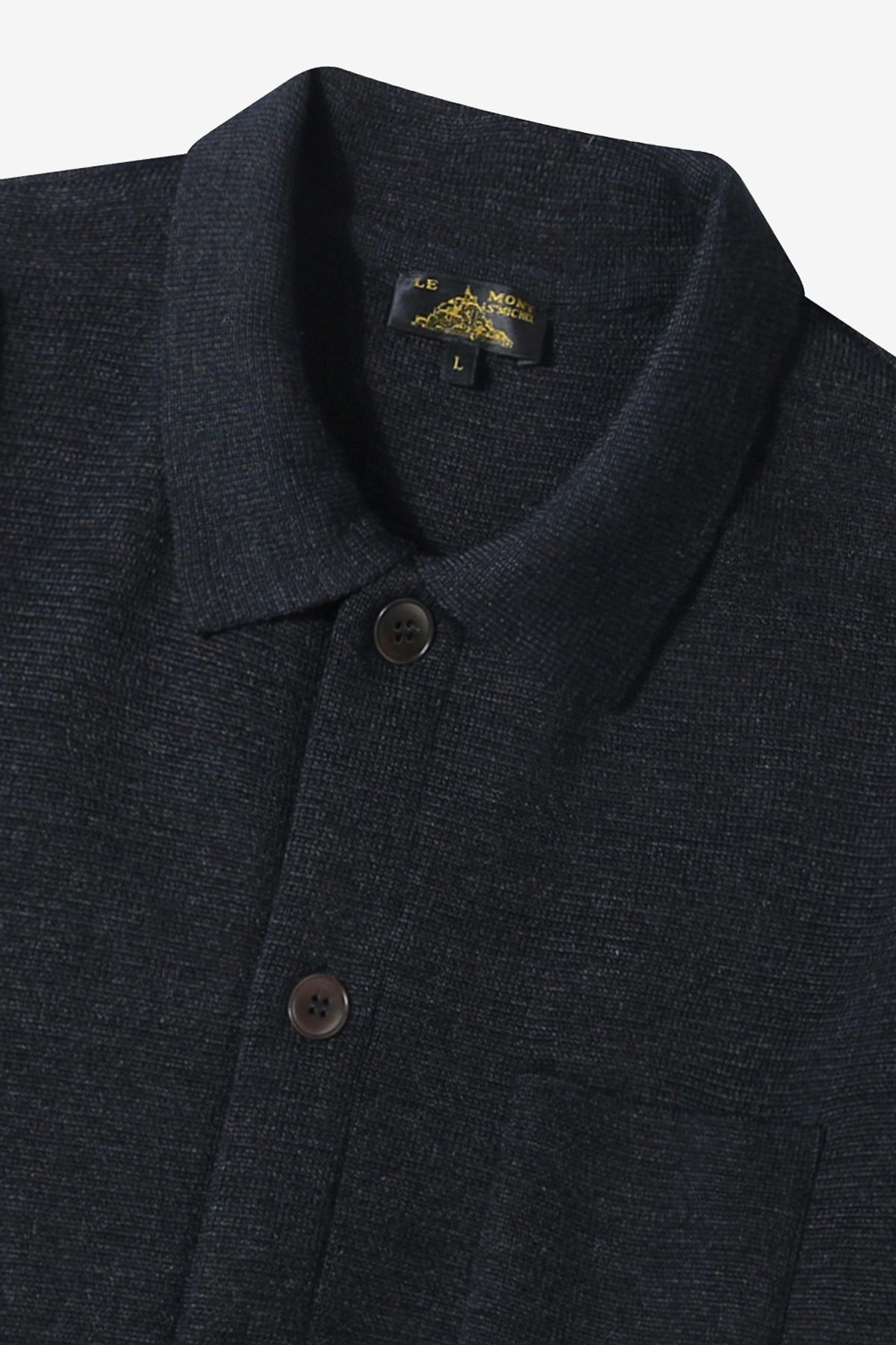 르몽생미셸(LE MONT ST MICHEL) Wool Patch Pocket Cardigan_Grey