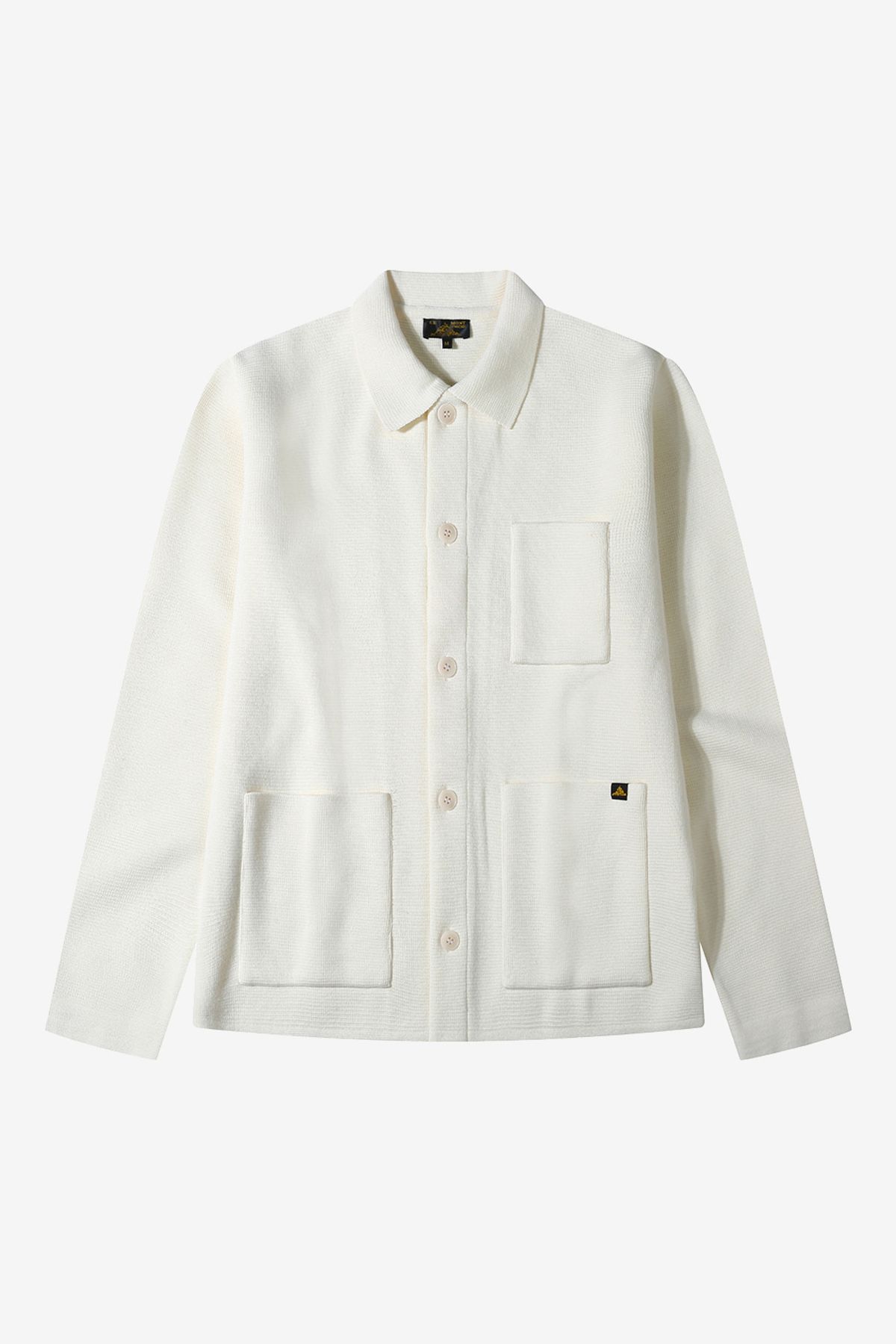 르몽생미셸(LE MONT ST MICHEL) Wool Patch Pocket Cardigan_White