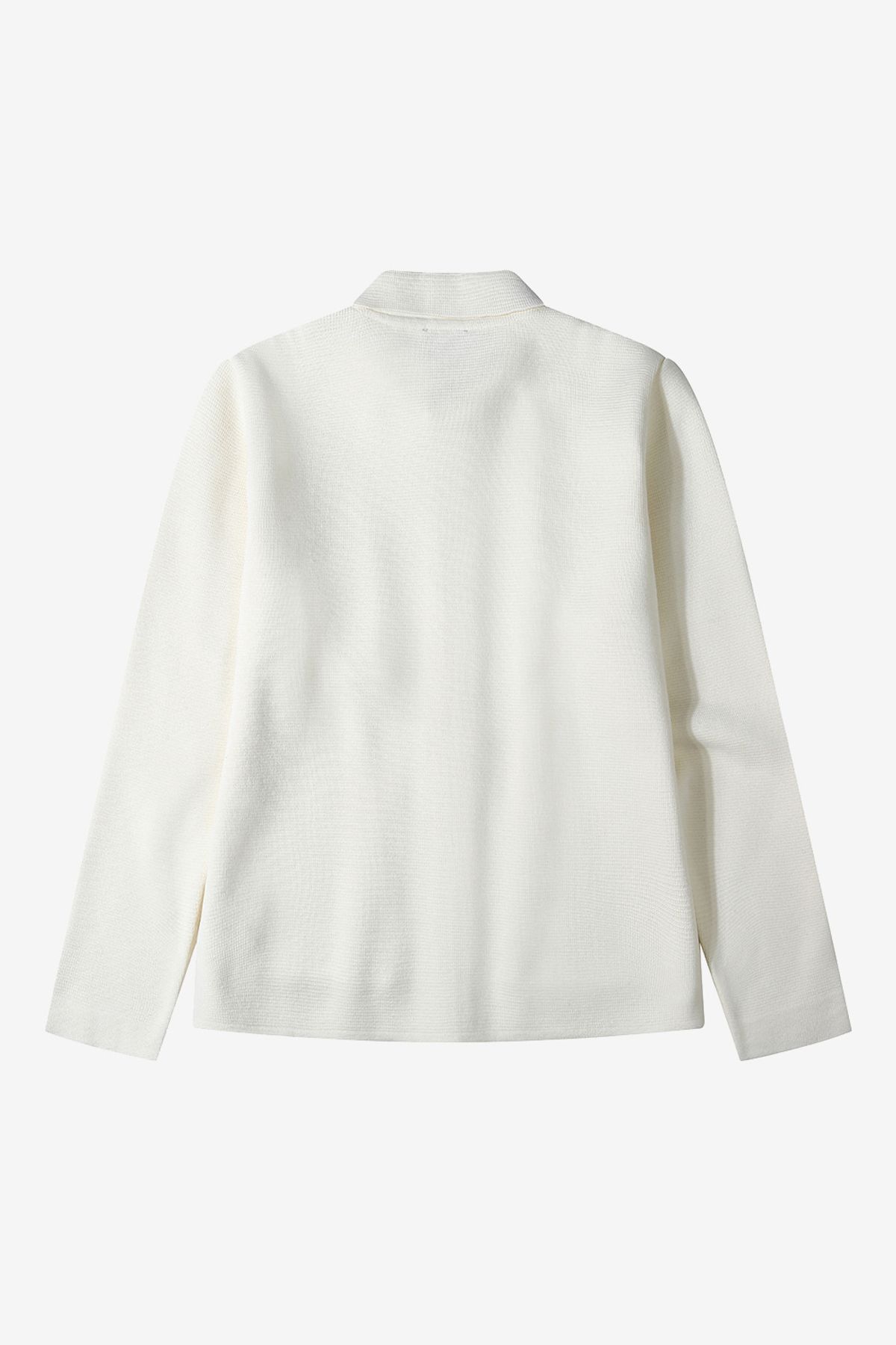 르몽생미셸(LE MONT ST MICHEL) Wool Patch Pocket Cardigan_White
