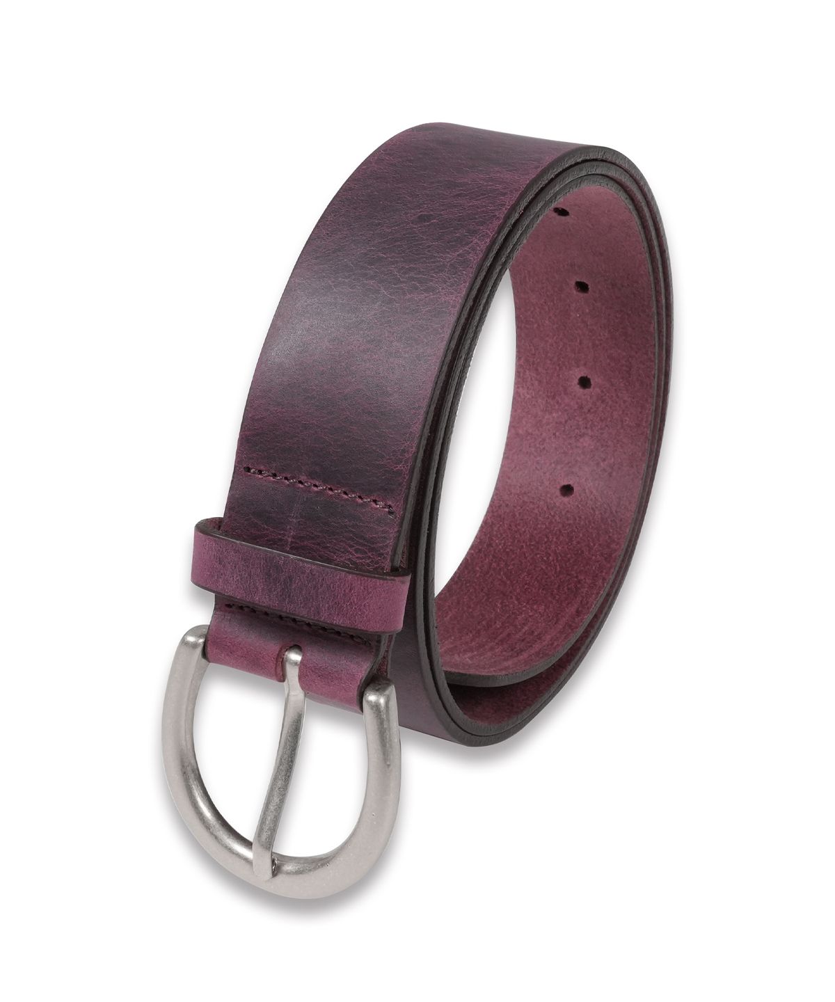 도프셉(DOFFSEPT) Wide Waxed Belt in Purple
