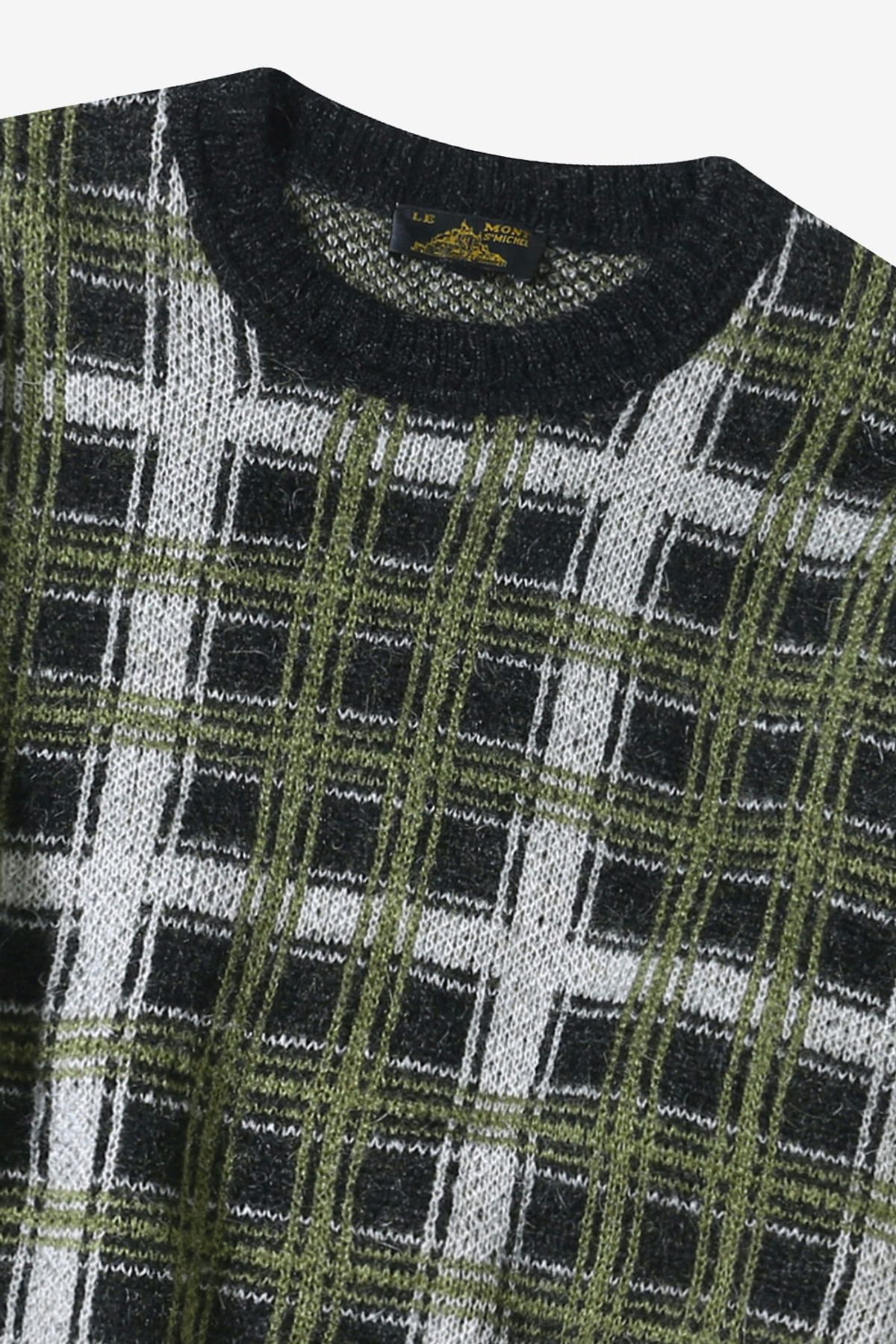 르몽생미셸(LE MONT ST MICHEL) SELDER – JACQUARD SWEATER_Khaki