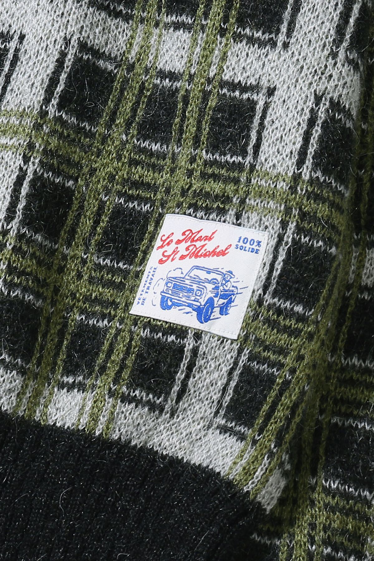 르몽생미셸(LE MONT ST MICHEL) SELDER – JACQUARD SWEATER_Khaki