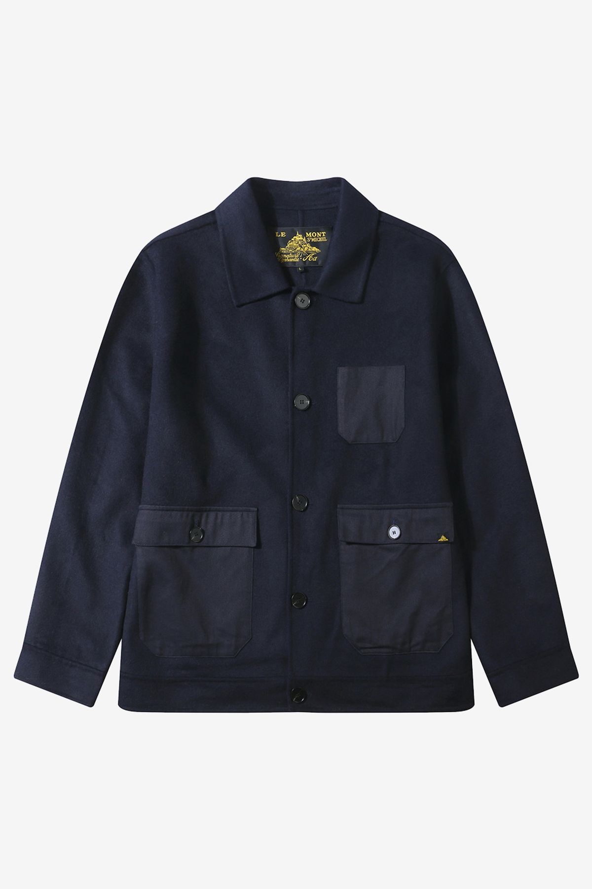 르몽생미셸(LE MONT ST MICHEL) VERDADERO – WOOL JACKET_Navy