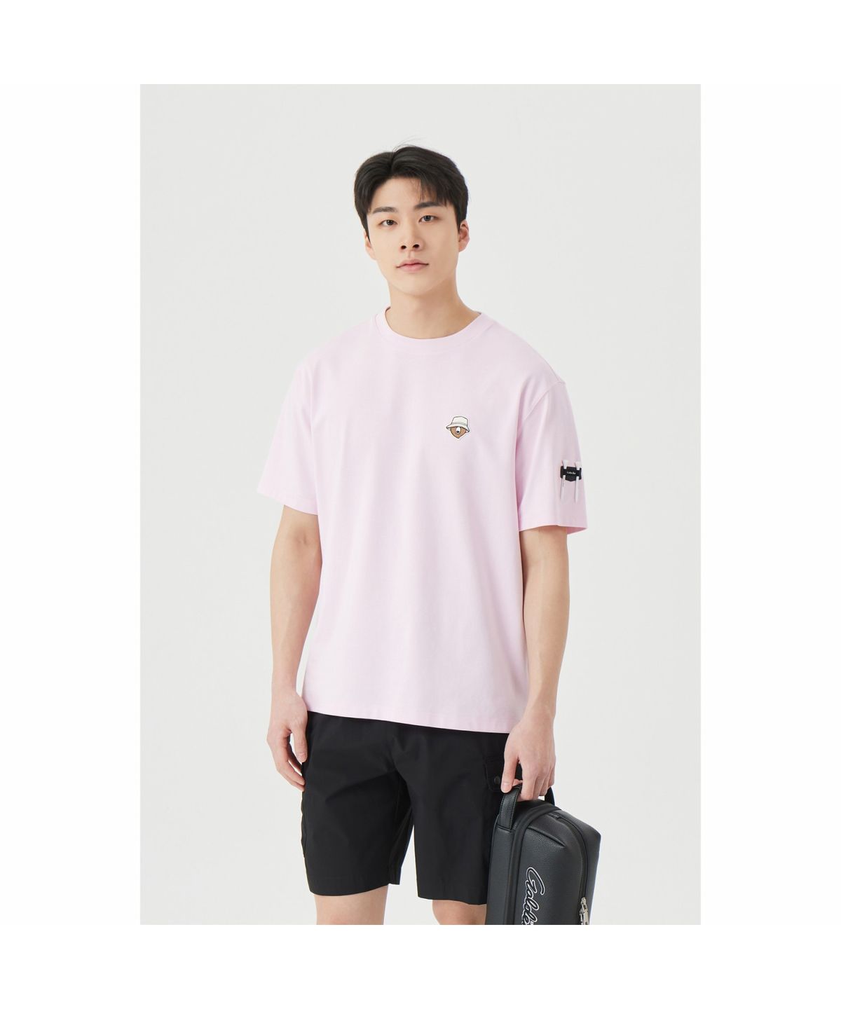 골든베어(GOLDEN BEAR) (U) Essential Crew neck T-shirt G4TAM26211PIX