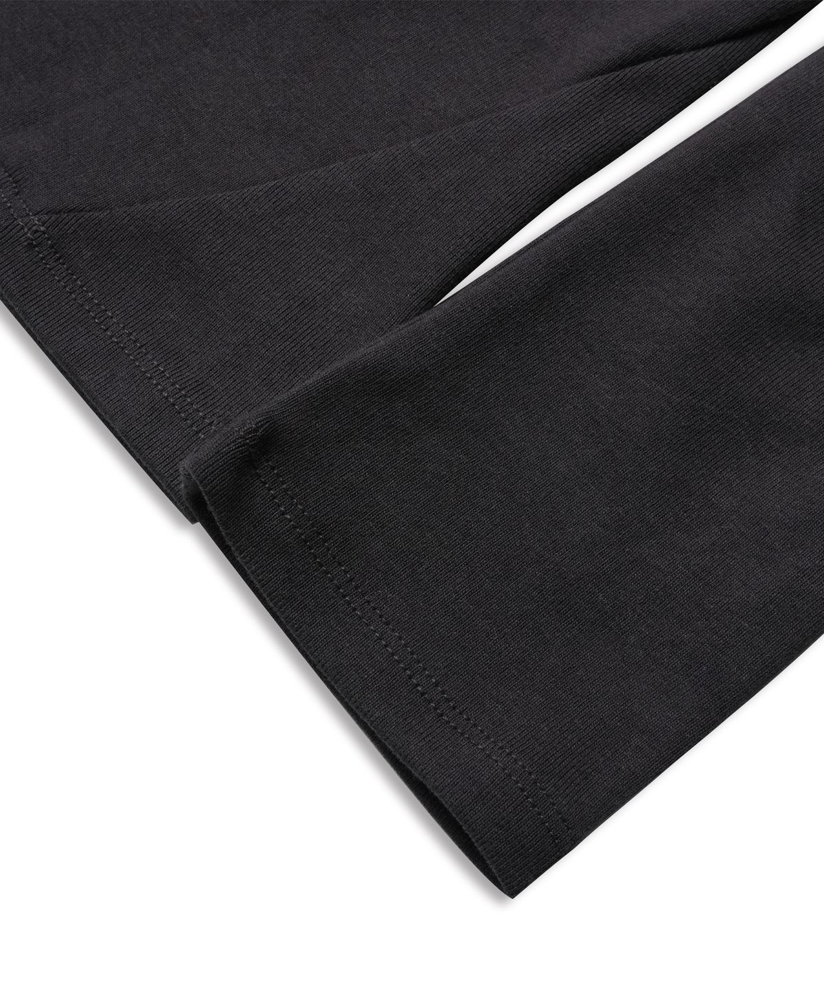 도프셉(DOFFSEPT) Line Boat Neck Long Sleeve in Charcoal