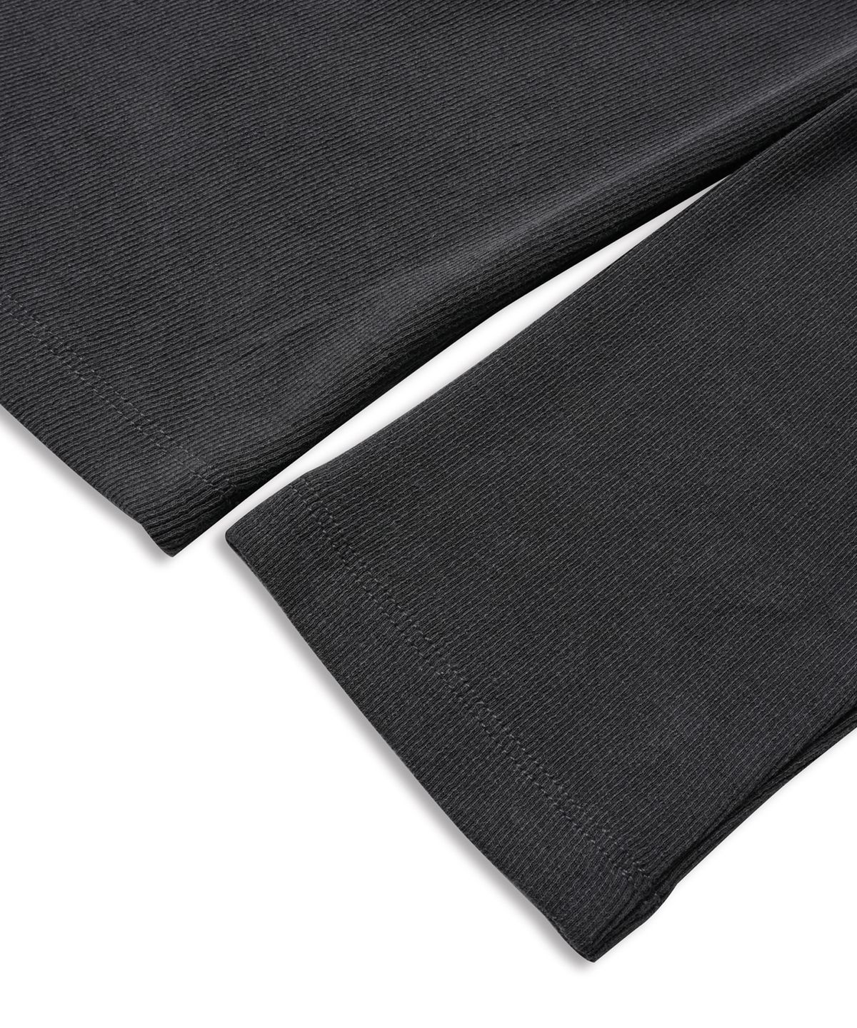 도프셉(DOFFSEPT) Reverse Lettering Long Sleeve in Charcoal