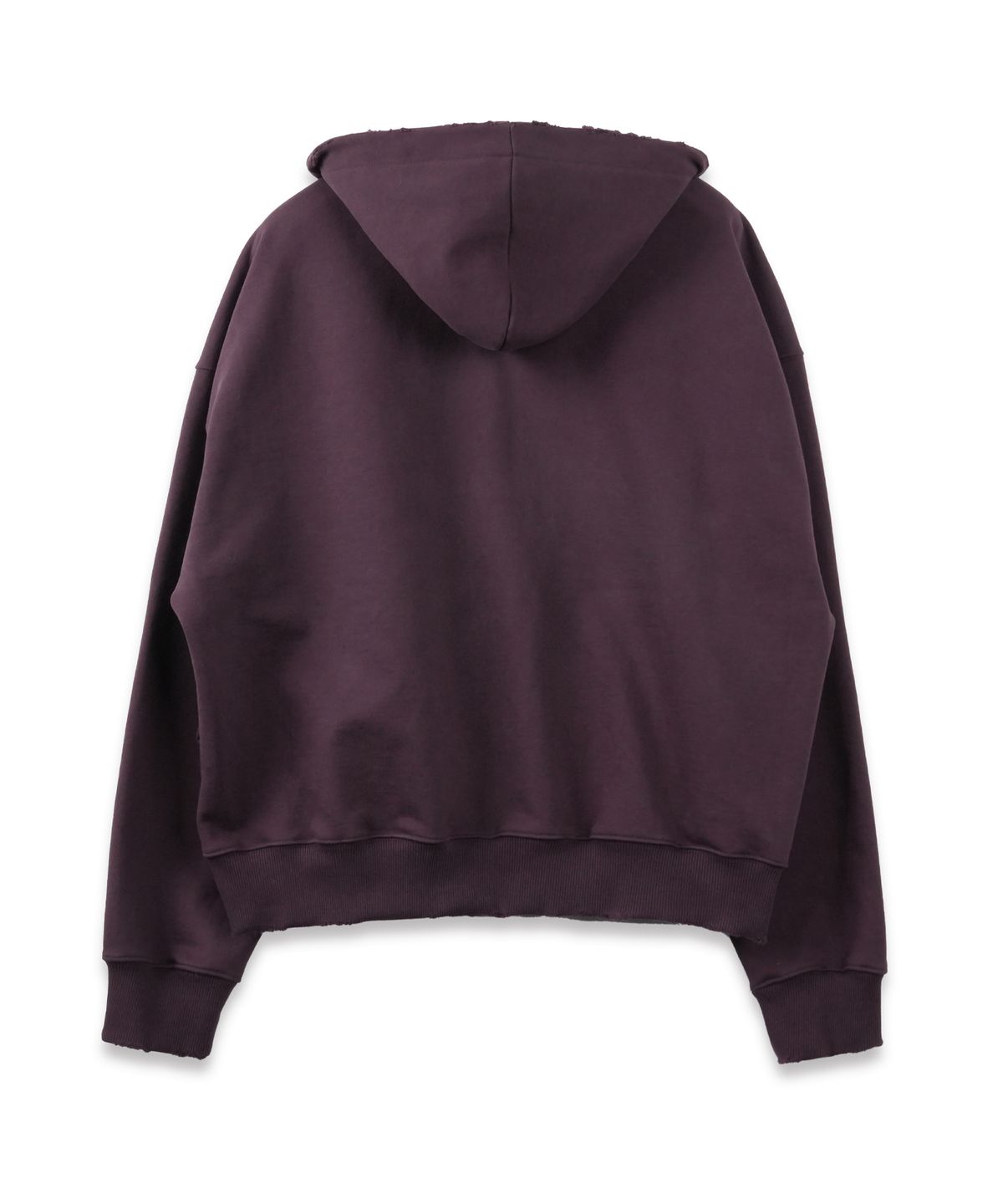 도프셉(DOFFSEPT) Eyelet Vintage Hoodie Zip-Up in Purple