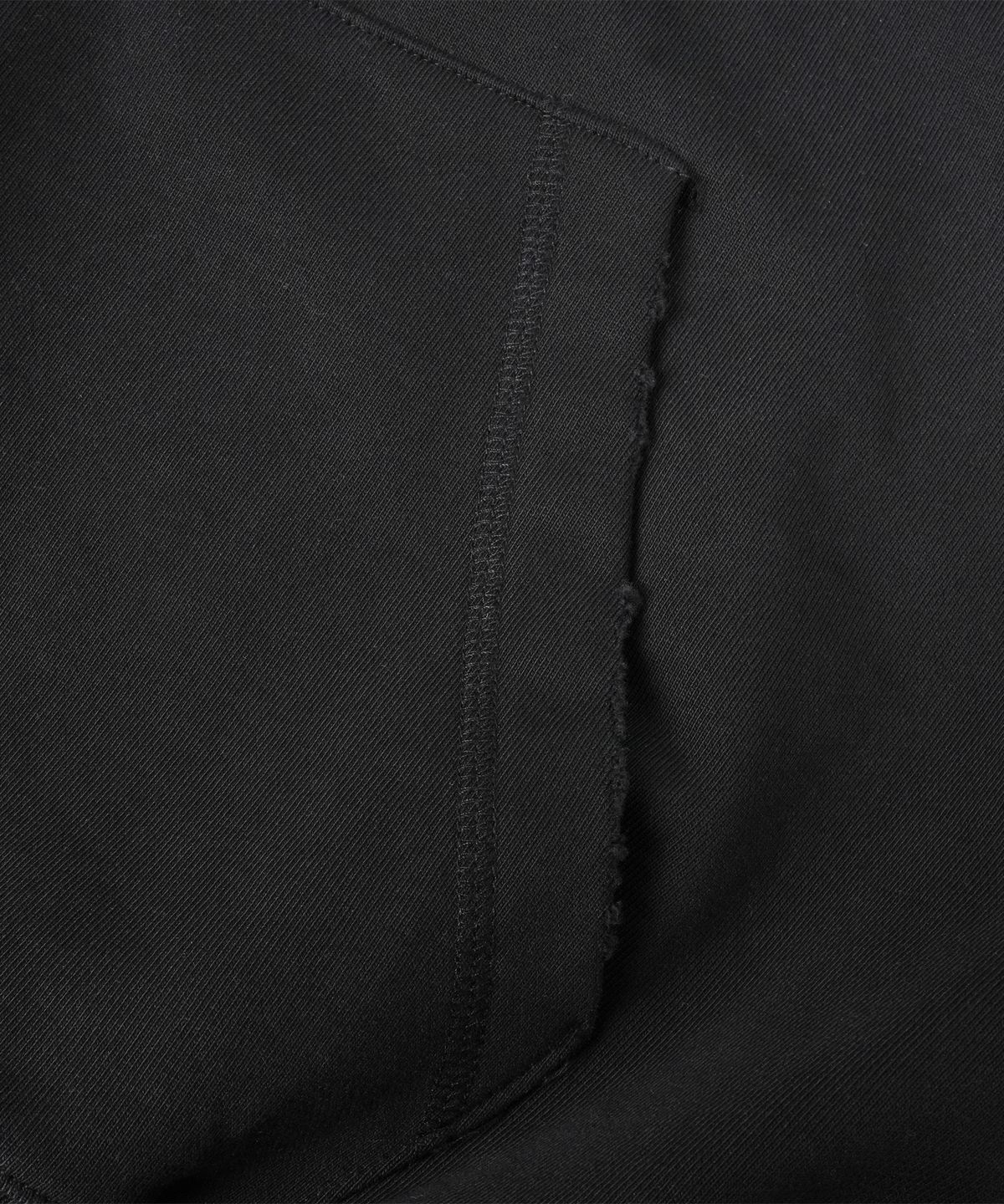 도프셉(DOFFSEPT) Eyelet Vintage Hoodie Zip-Up in Black