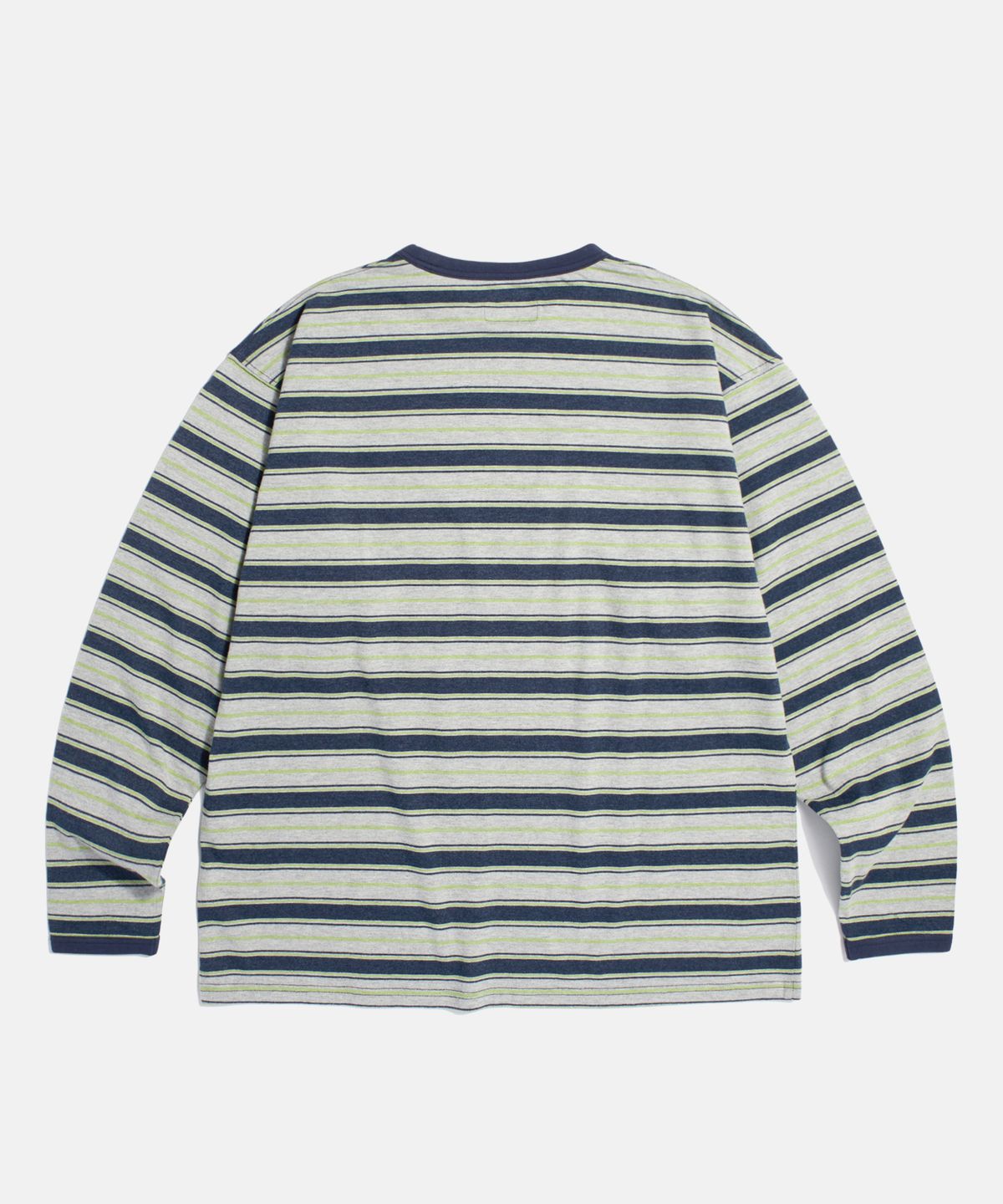 에스피오나지(ESPIONAGE) Multi Border L/S Tee Grey
