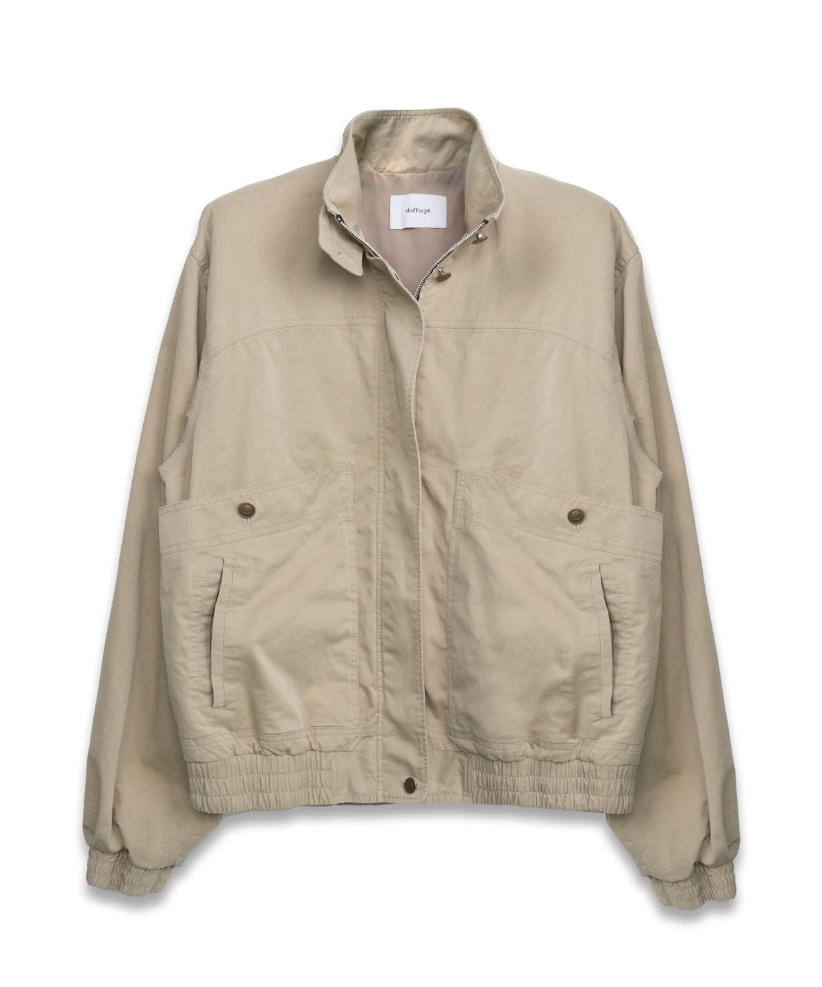 도프셉(DOFFSEPT) Overfit Cotton Pocket Blouson in Beige