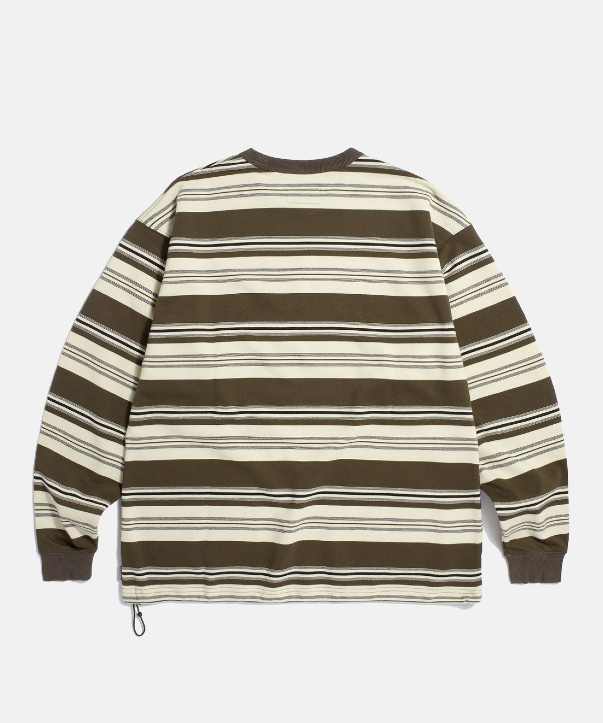 에스피오나지(ESPIONAGE) Lightweight Border Sweatshirt Brown