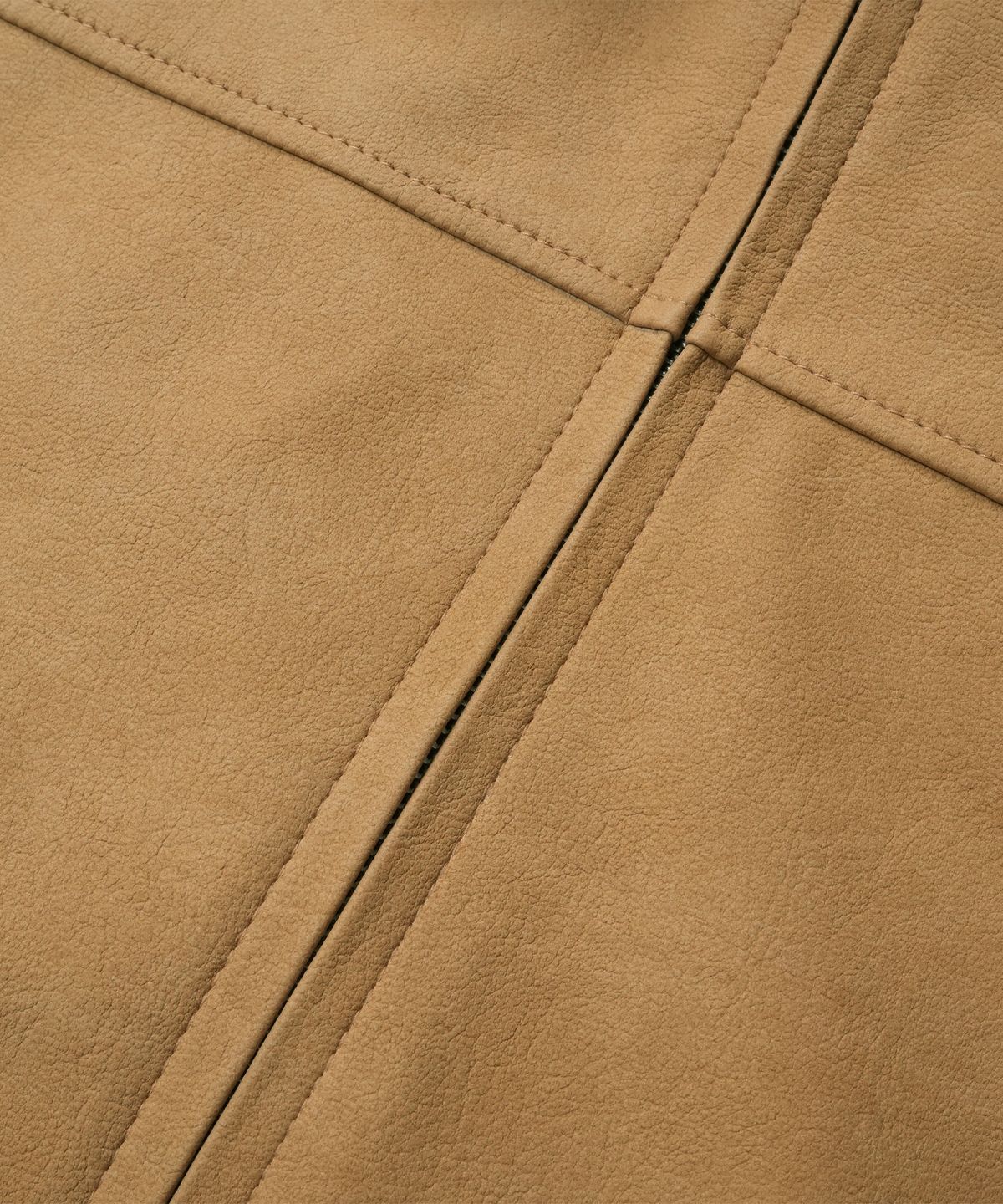 도프셉(DOFFSEPT) Overfit Epaulet Leather Jacket in Camel