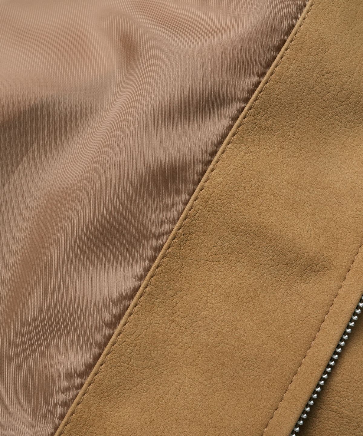 도프셉(DOFFSEPT) Overfit Epaulet Leather Jacket in Camel