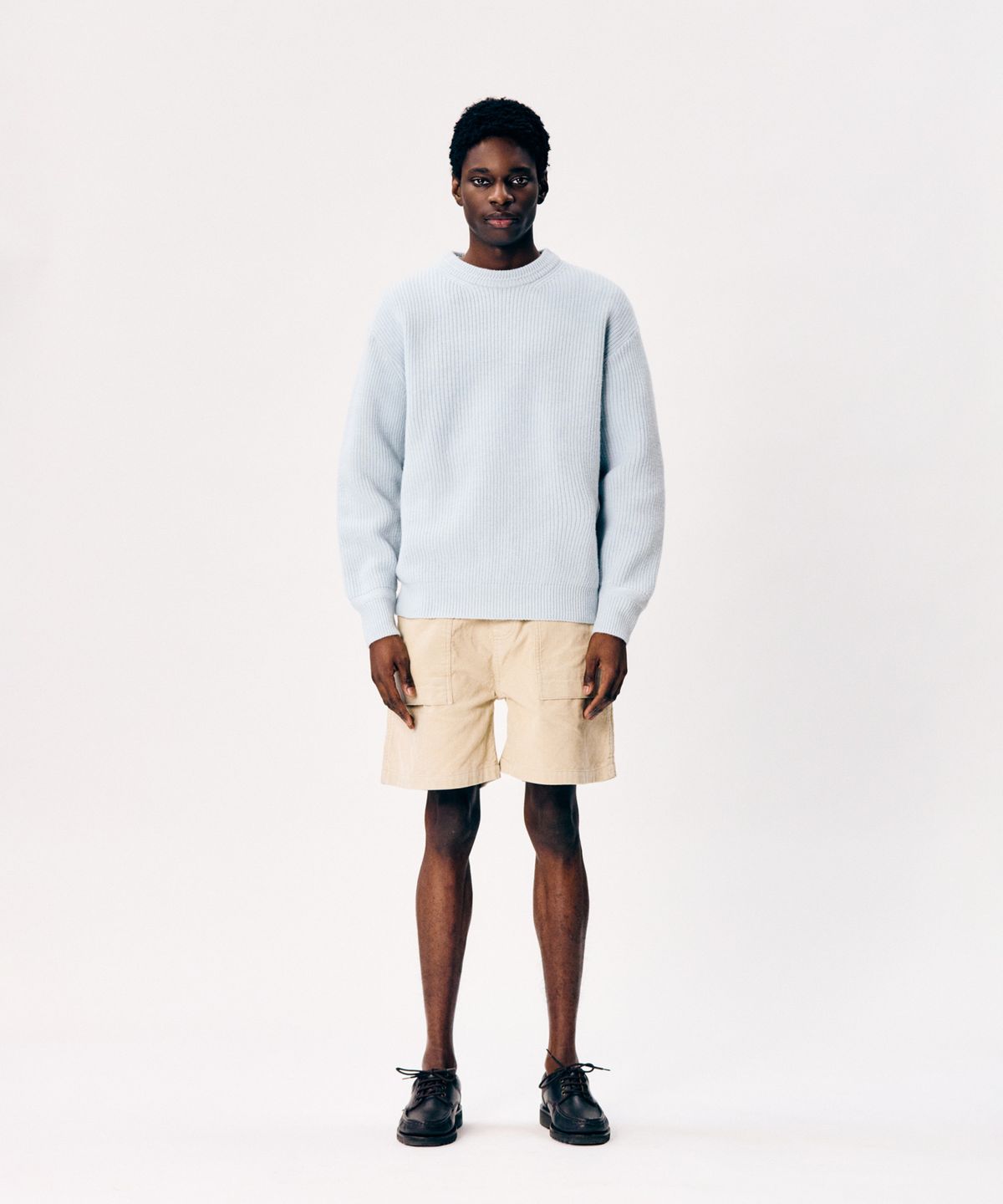 에스피오나지(ESPIONAGE) Miller Knit Sweater Powder Blue