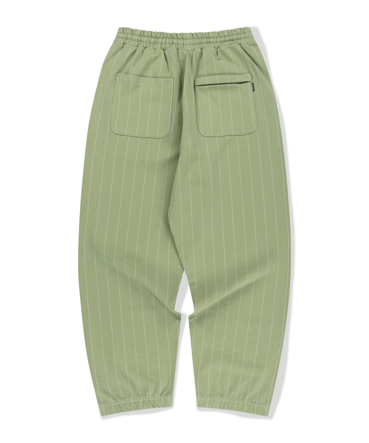 위캔더스(WKNDRS) STRIPED SWEAT PANTS (OLIVE)