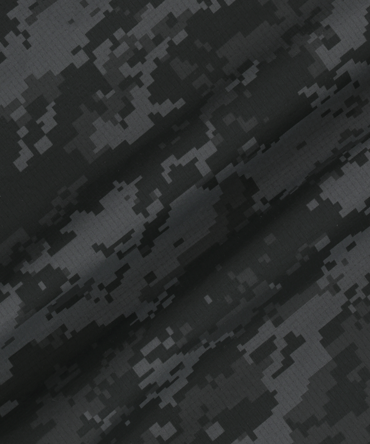 위캔더스(WKNDRS) DIGI CAMO PARACHUTE PANTS (BLACK)