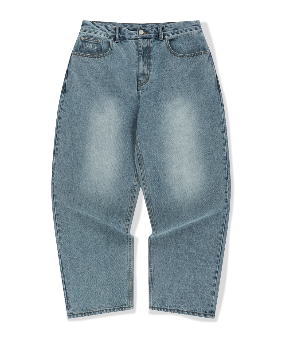위캔더스(WKNDRS) GRAFFITI BAGGY DENIM PANTS (L.DENIM)