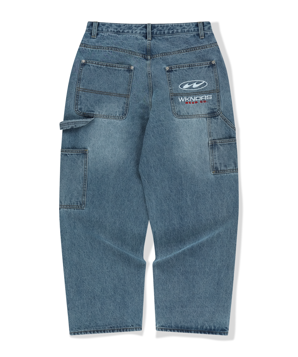 위캔더스(WKNDRS) BUTTON-FLY DENIM PANTS (DENIM)