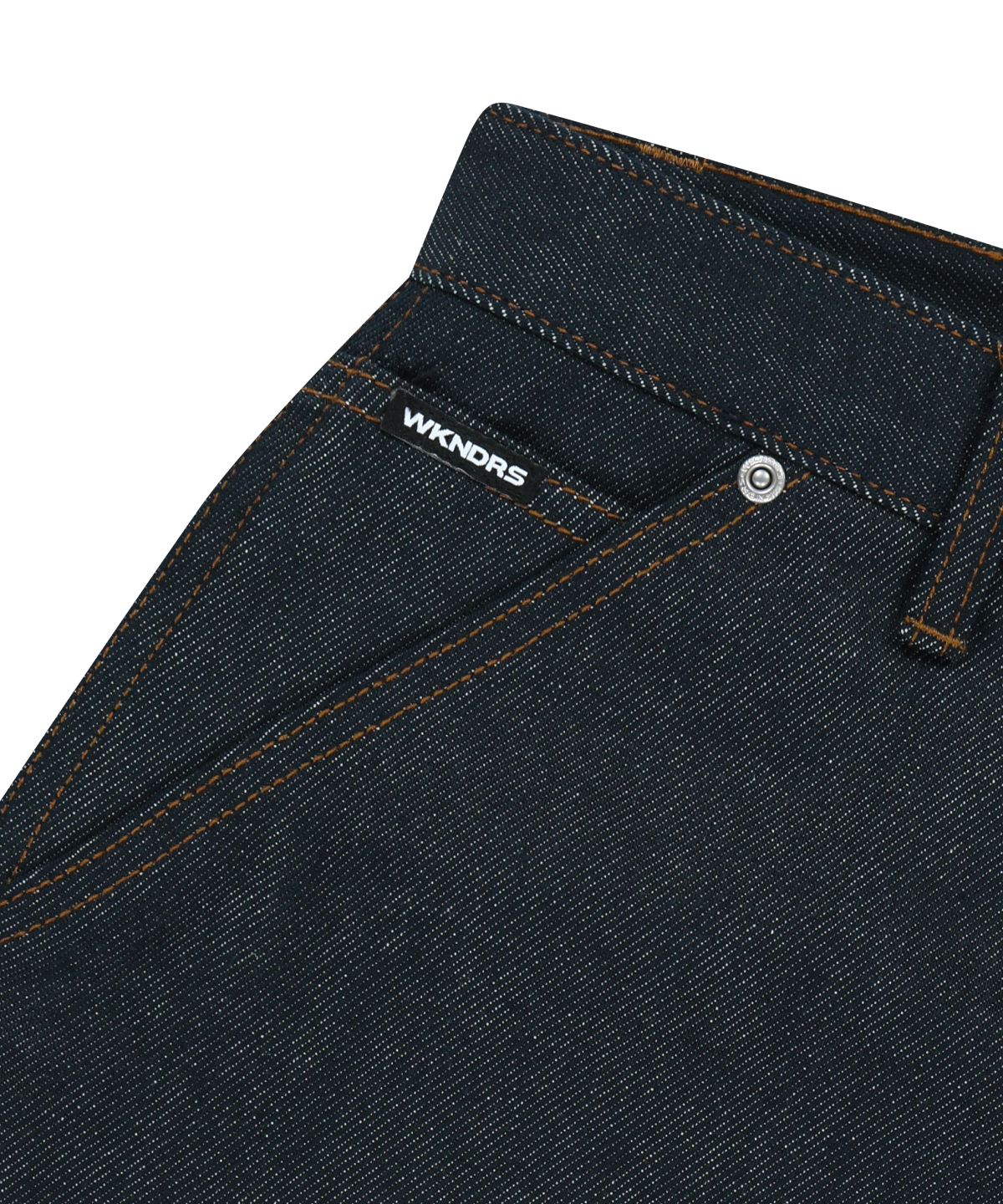위캔더스(WKNDRS) BUTTON-FLY DENIM PANTS (D.BLUE)