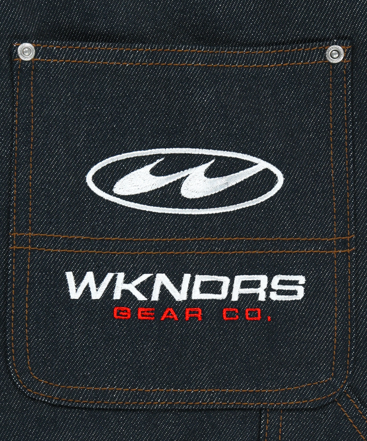 위캔더스(WKNDRS) BUTTON-FLY DENIM PANTS (D.BLUE)