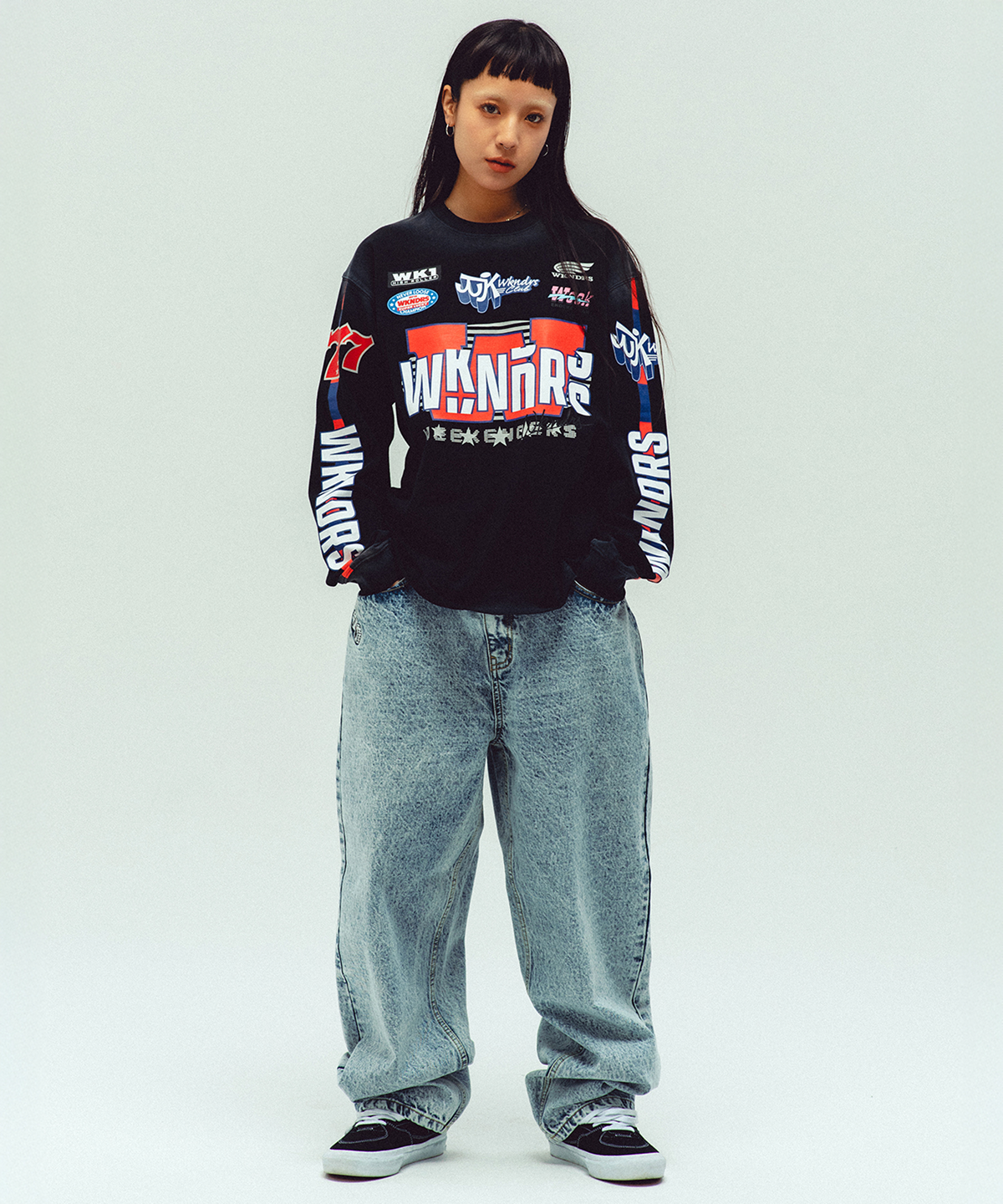 위캔더스(WKNDRS) 777 DENIM PANTS (I.DENIM)