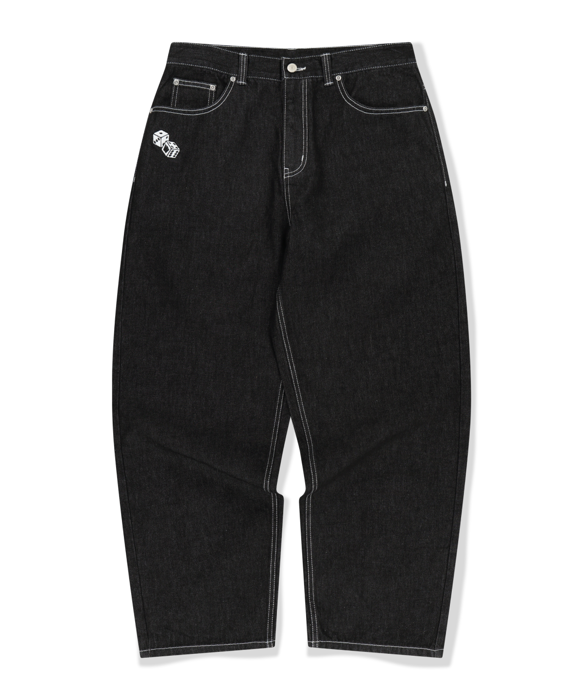 위캔더스(WKNDRS) 777 DENIM PANTS (BLACK)