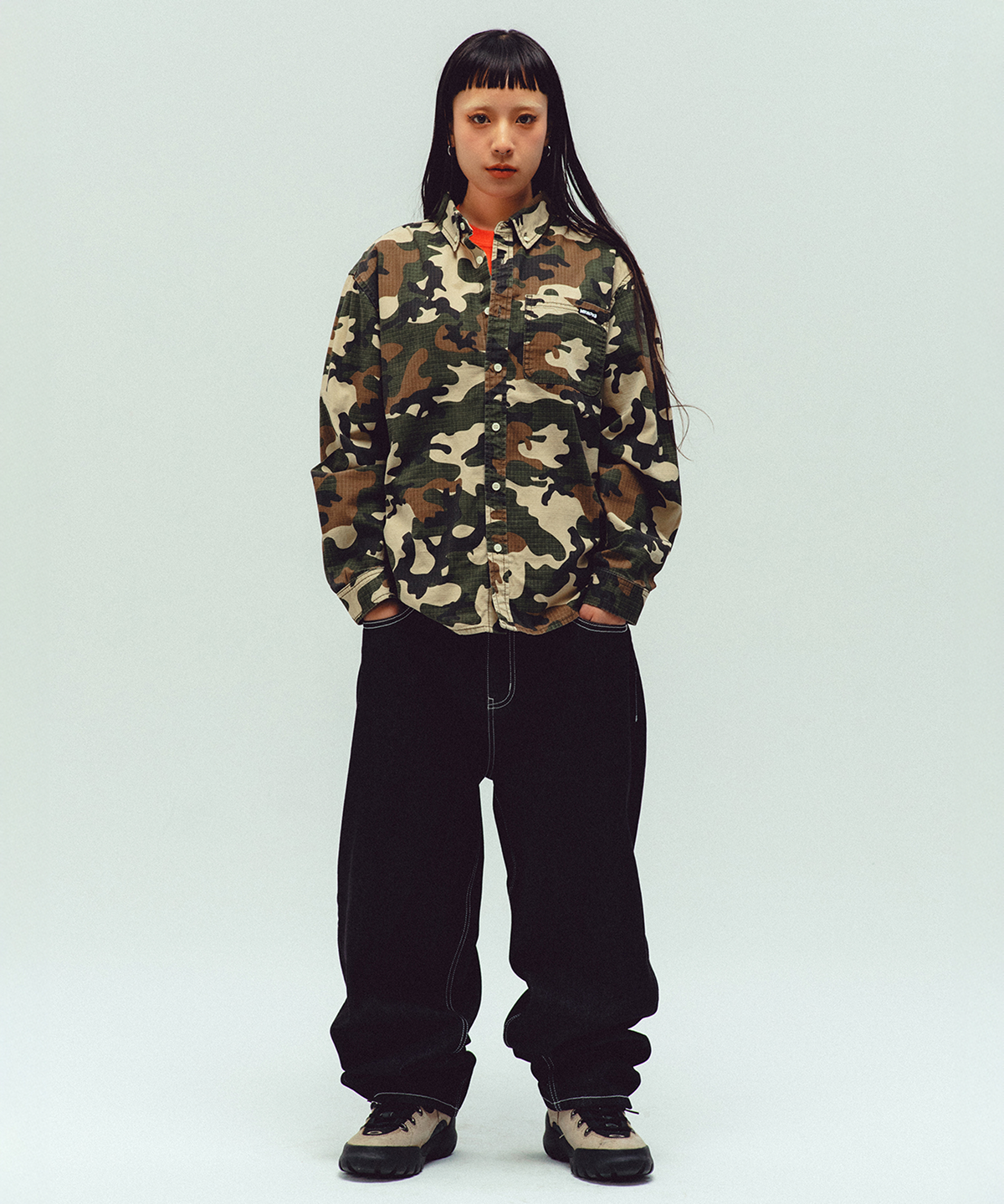 위캔더스(WKNDRS) 777 DENIM PANTS (BLACK)