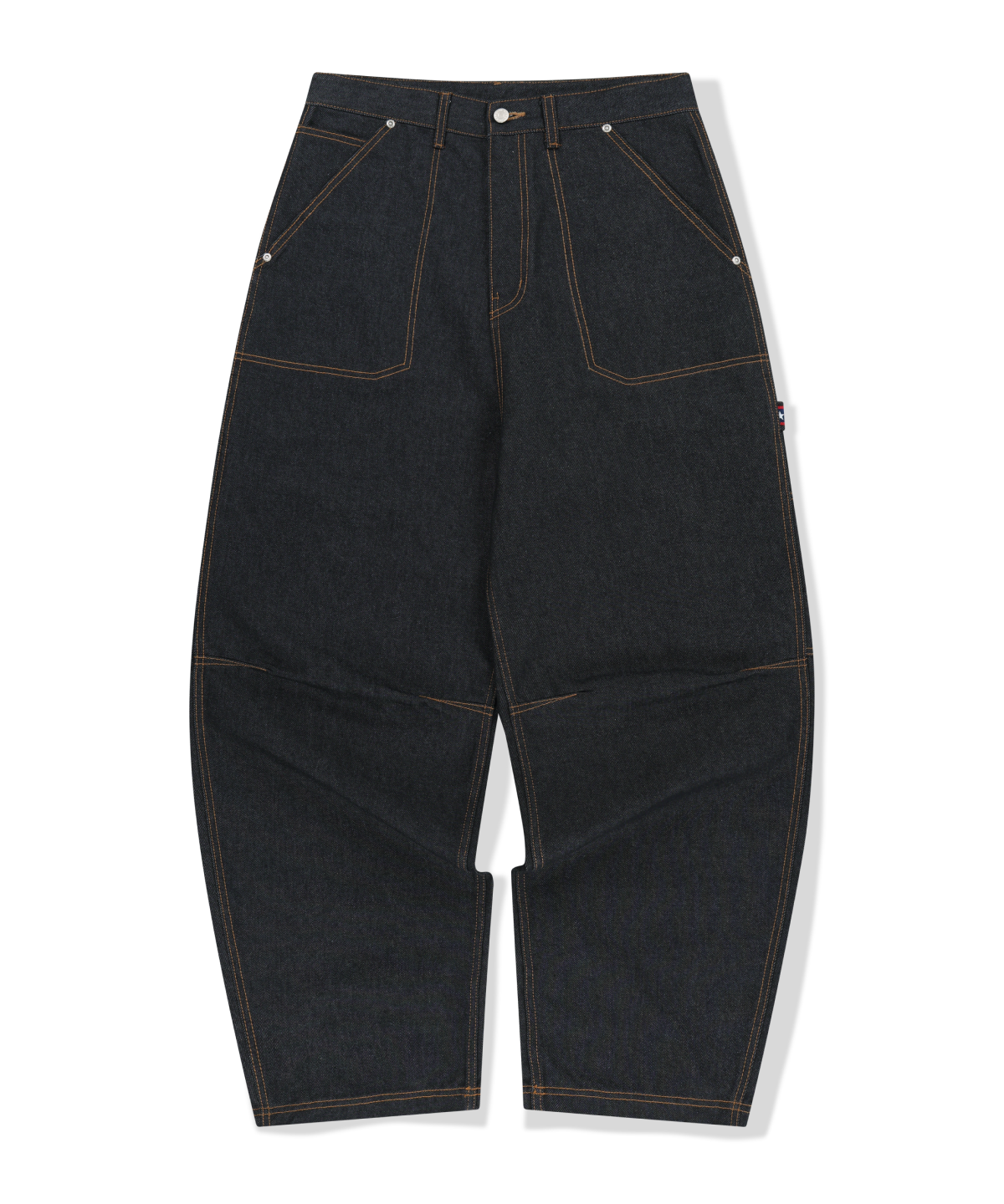 위캔더스(WKNDRS) WIDE LOW CARPENTER PANTS (D.BLUE)