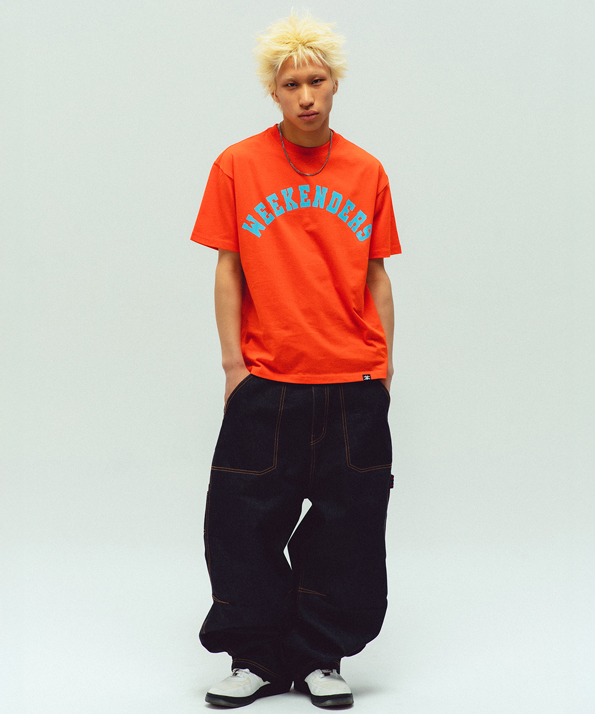 위캔더스(WKNDRS) WIDE LOW CARPENTER PANTS (D.BLUE)