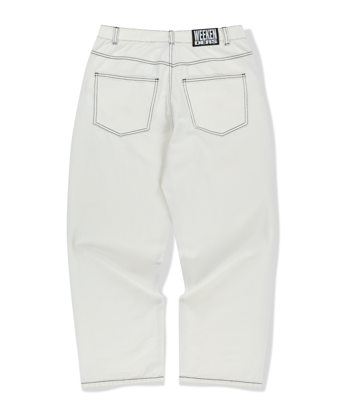 위캔더스(WKNDRS) SCORPION BAGGY DENIM PANTS (WHITE)