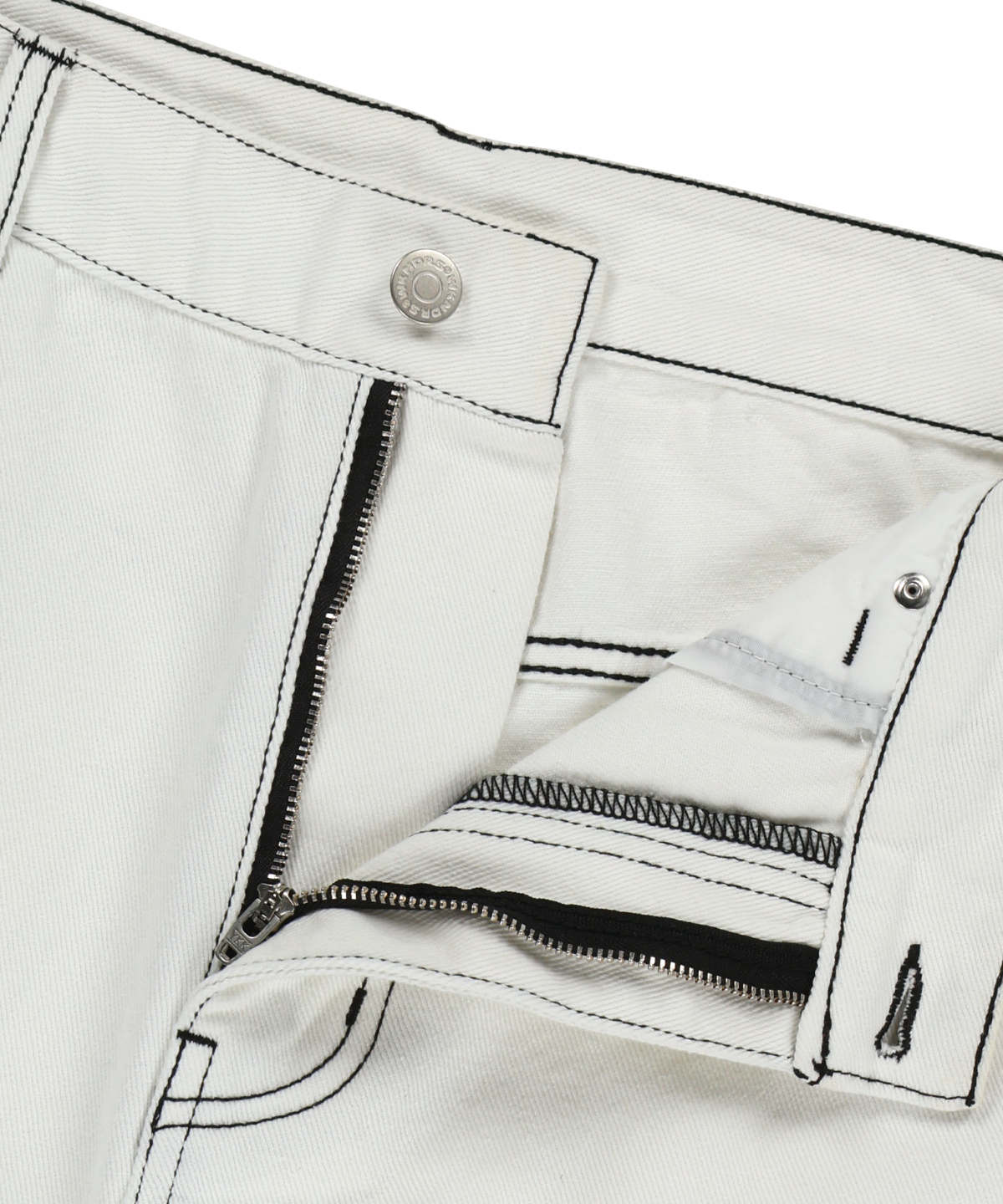 위캔더스(WKNDRS) SCORPION BAGGY DENIM PANTS (WHITE)