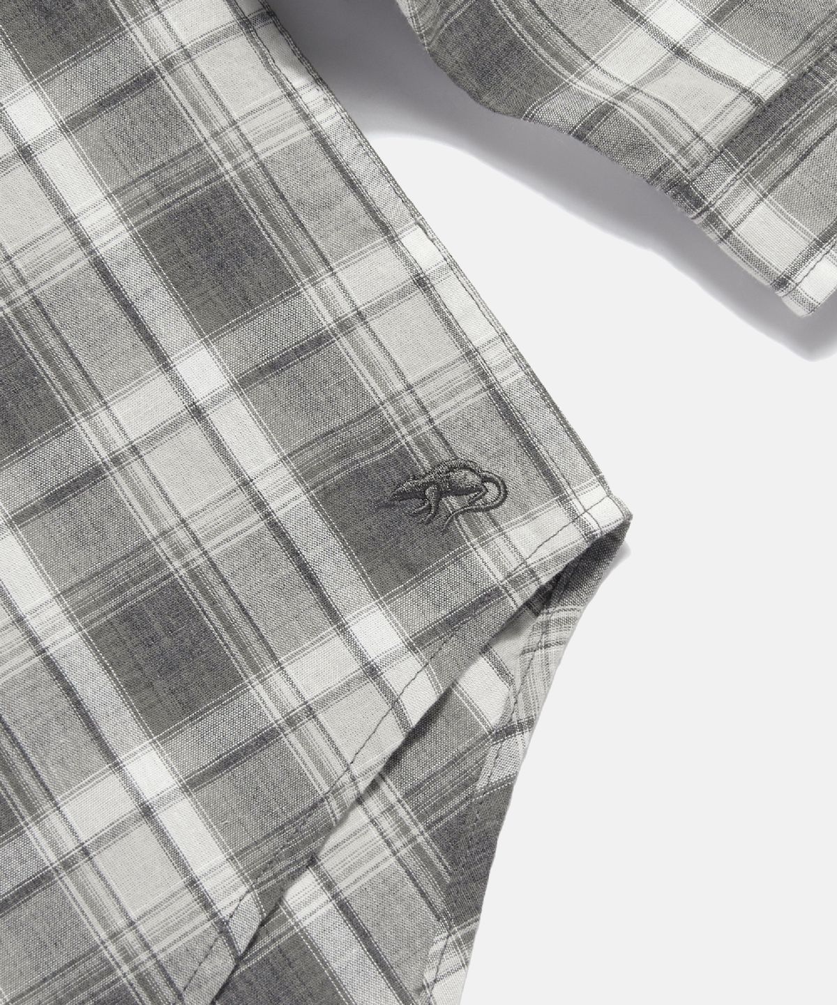 에스피오나지(ESPIONAGE) Vintage Plaid Comfy Shirt Grey