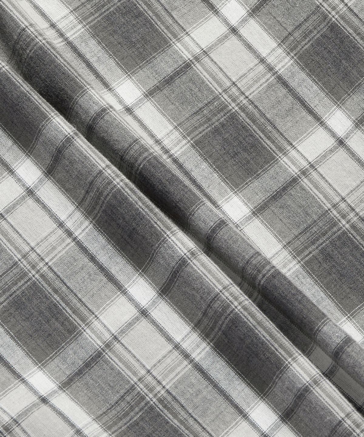 에스피오나지(ESPIONAGE) Vintage Plaid Comfy Shirt Grey