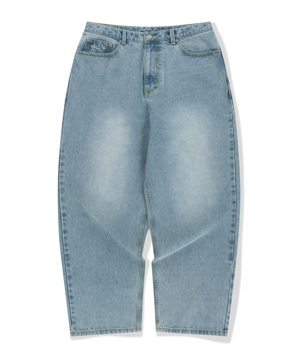 위캔더스(WKNDRS) FROG WIDE DENIM PANTS (L.DENIM)
