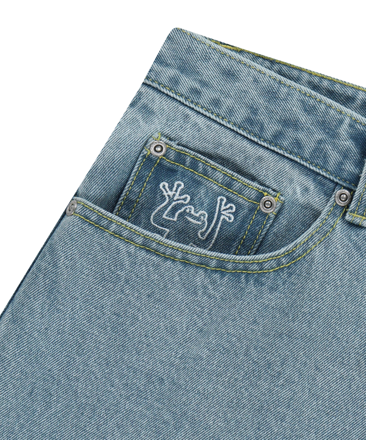 위캔더스(WKNDRS) FROG WIDE DENIM PANTS (L.DENIM)