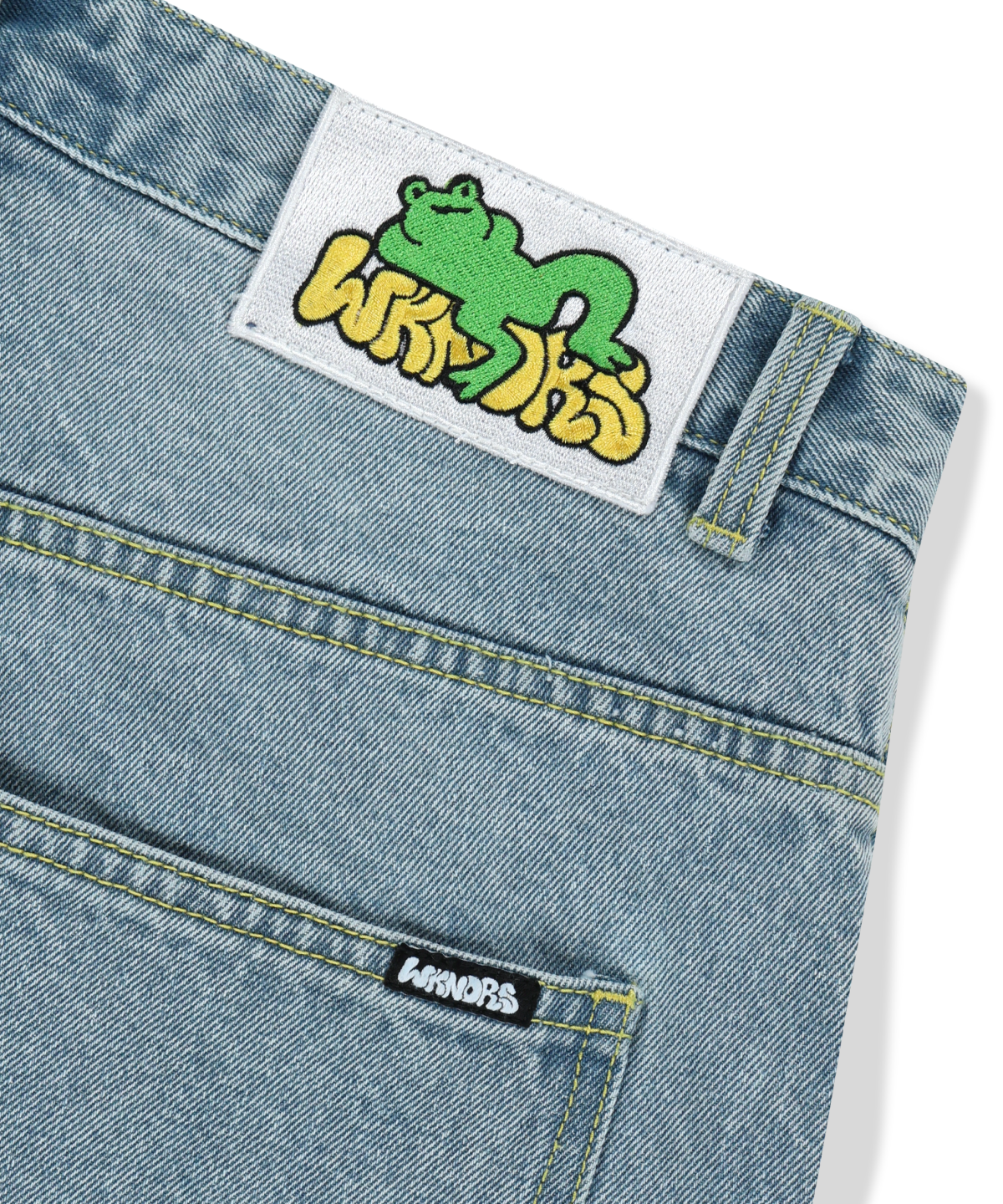 위캔더스(WKNDRS) FROG WIDE DENIM PANTS (L.DENIM)