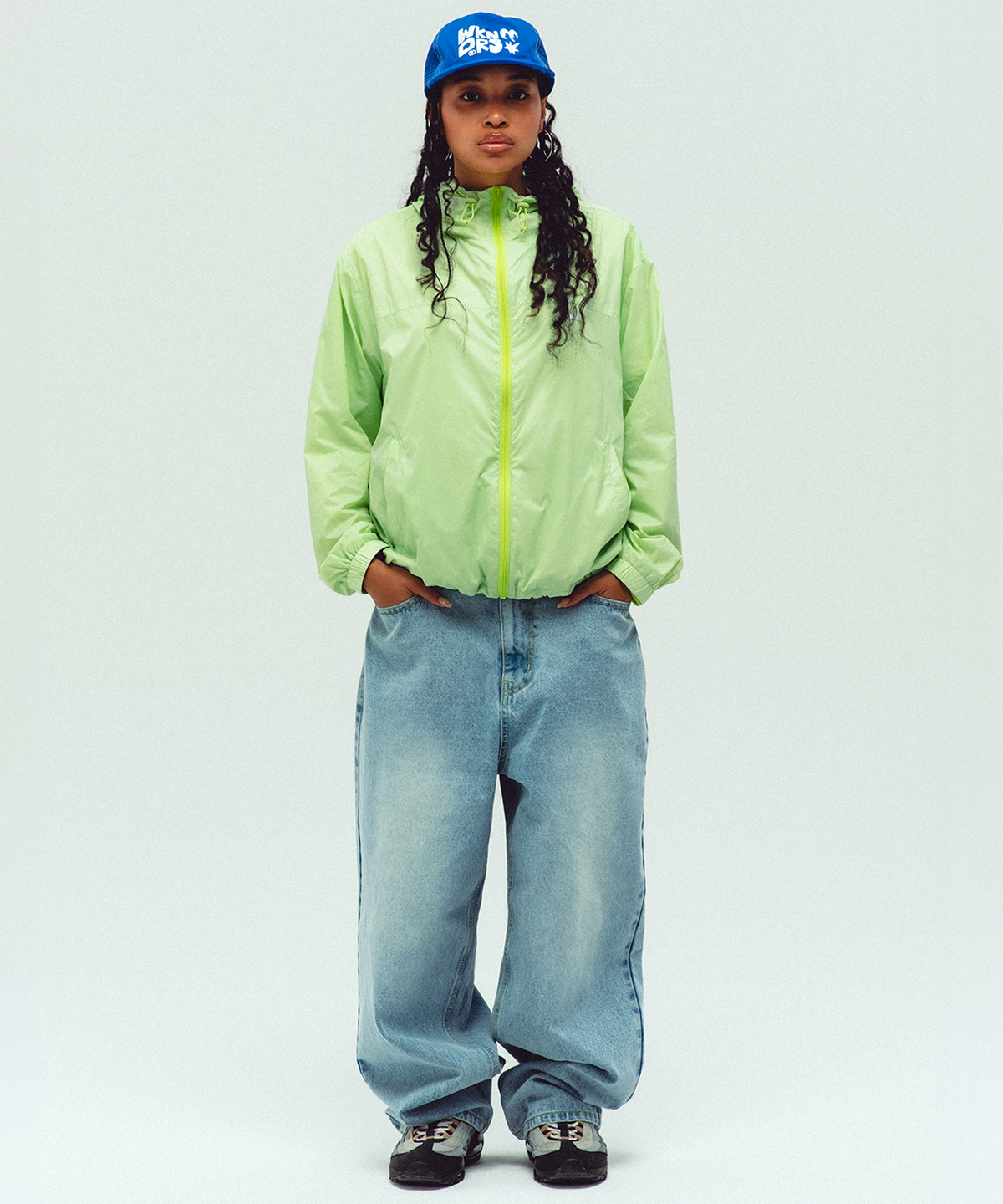 위캔더스(WKNDRS) FROG WIDE DENIM PANTS (L.DENIM)