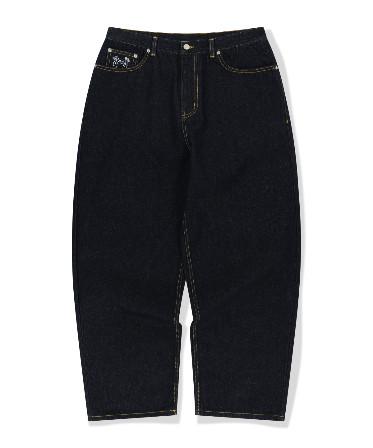 위캔더스(WKNDRS) FROG WIDE DENIM PANTS (D.BLUE)