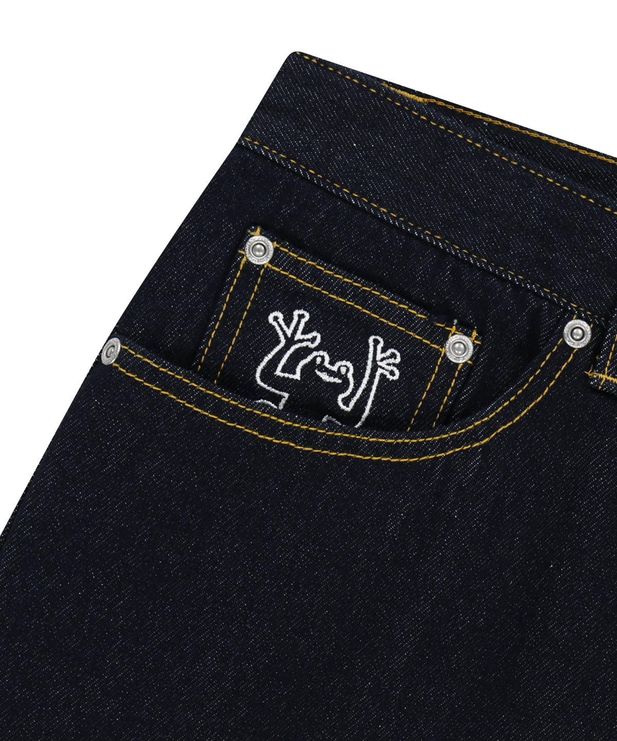위캔더스(WKNDRS) FROG WIDE DENIM PANTS (D.BLUE)