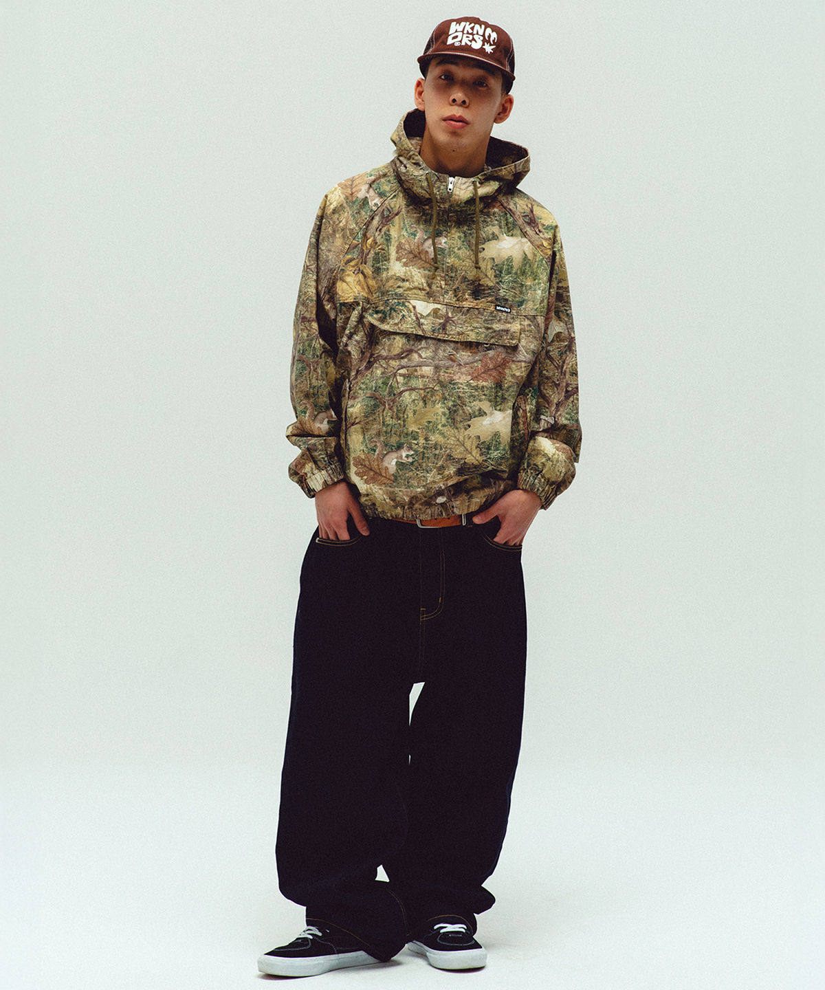 위캔더스(WKNDRS) FROG WIDE DENIM PANTS (D.BLUE)