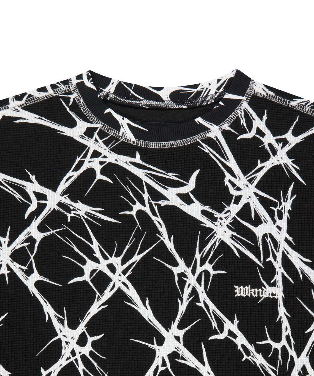 위캔더스(WKNDRS) THORNS LS T-SHIRT (BLACK)