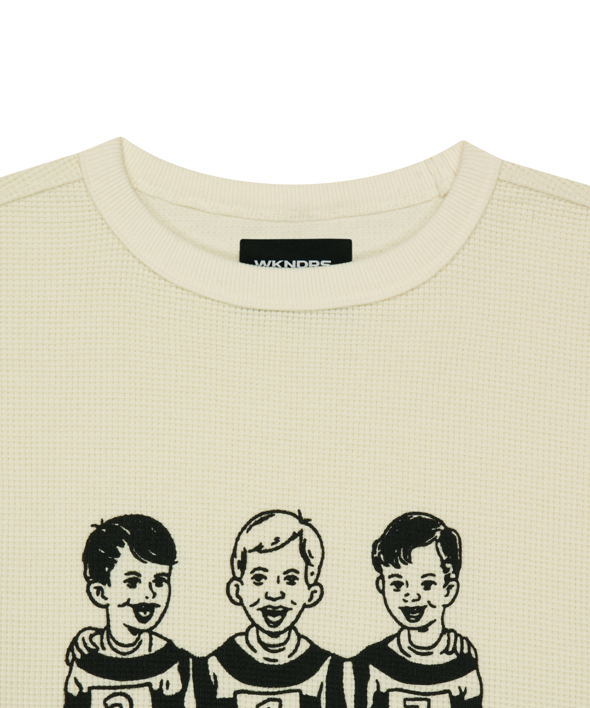위캔더스(WKNDRS) PRISONERS LS T-SHIRT (IVORY)