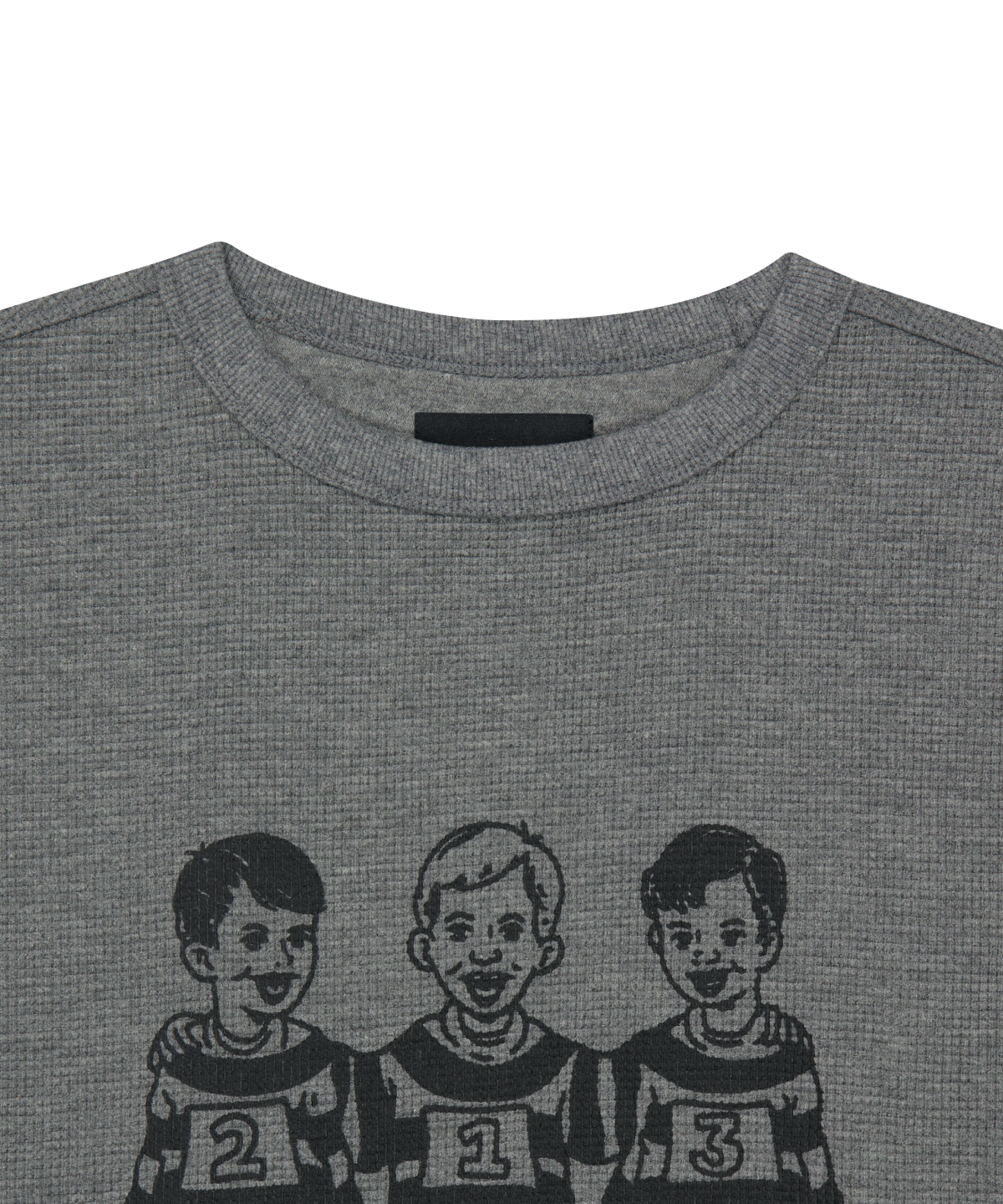 위캔더스(WKNDRS) PRISONERS LS T-SHIRT (CHARCOAL)