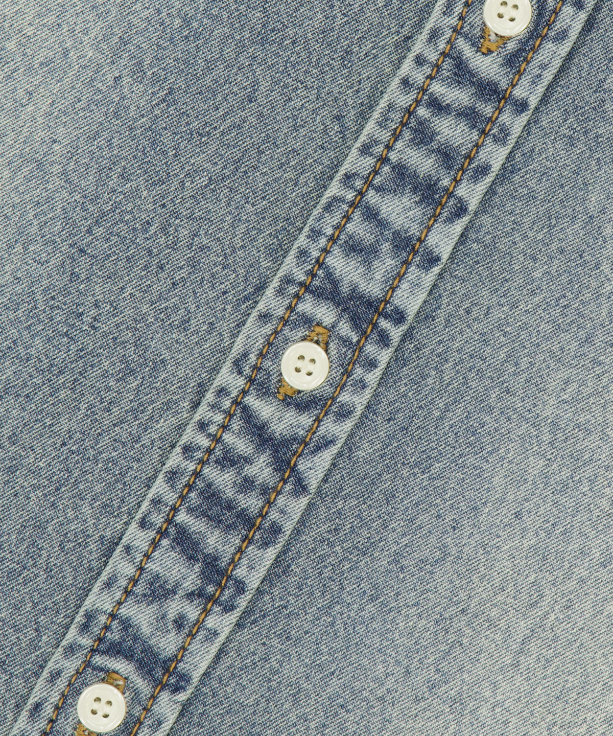 위캔더스(WKNDRS) VINTAGE WASHED SHIRT (DENIM)
