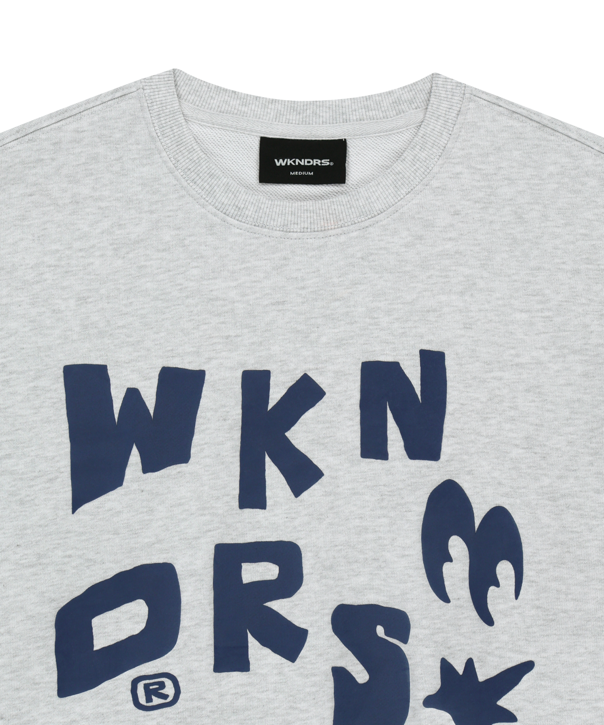 위캔더스(WKNDRS) EYES SWEATSHIRT (L.GREY)