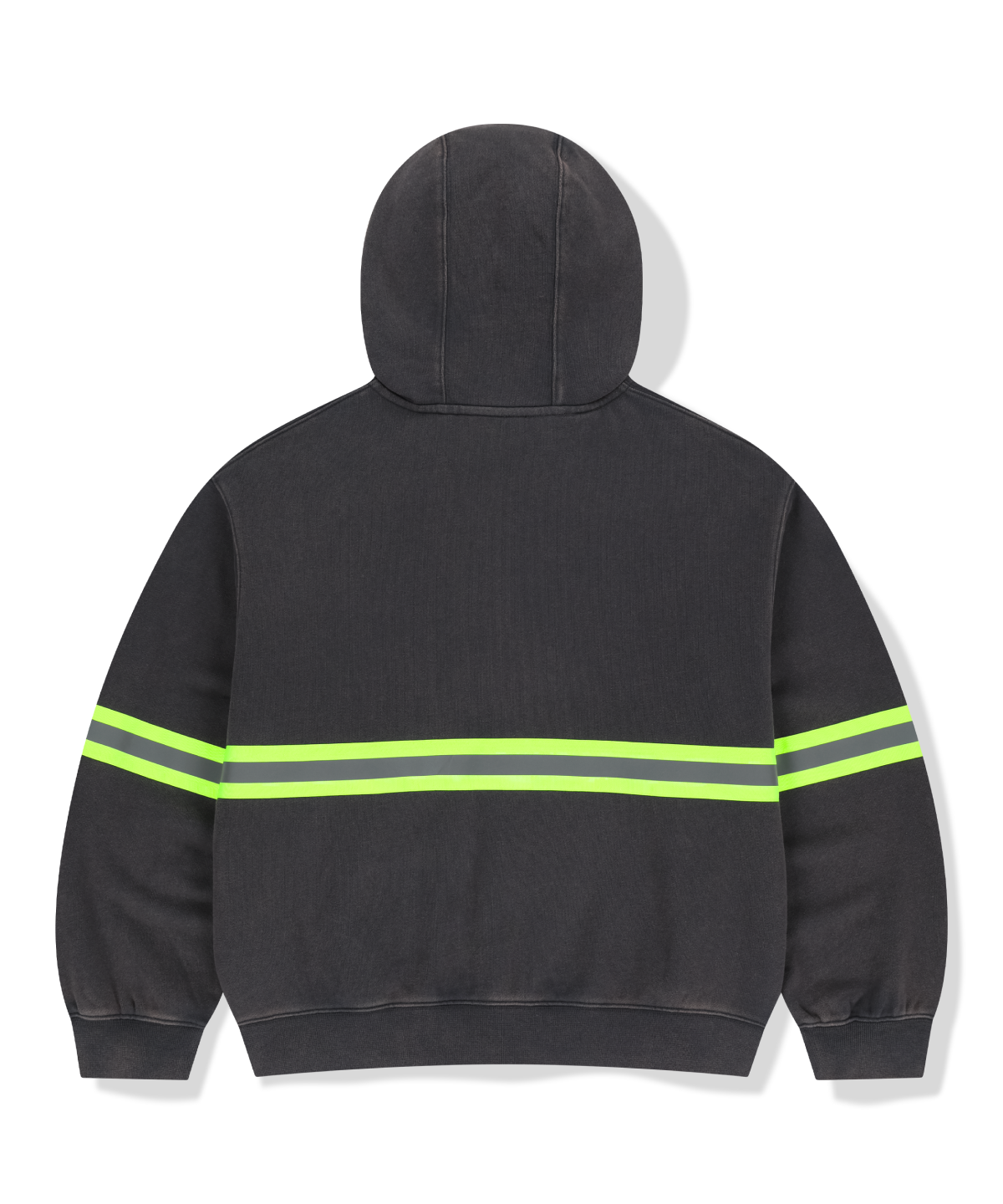 위캔더스(WKNDRS) HI-VIS ZIP-UP HOODIE (CHARCOAL)