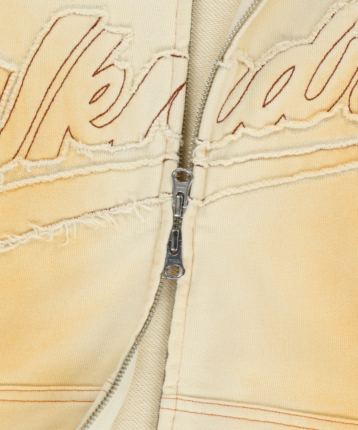 위캔더스(WKNDRS) BRUSHED ZIP-UP HOODIE (IVORY)