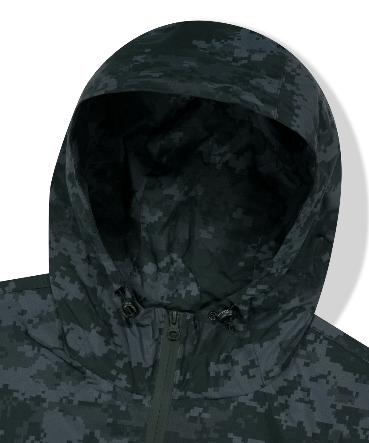 위캔더스(WKNDRS) DIGI CAMO WINDBREAKER (BLACK)