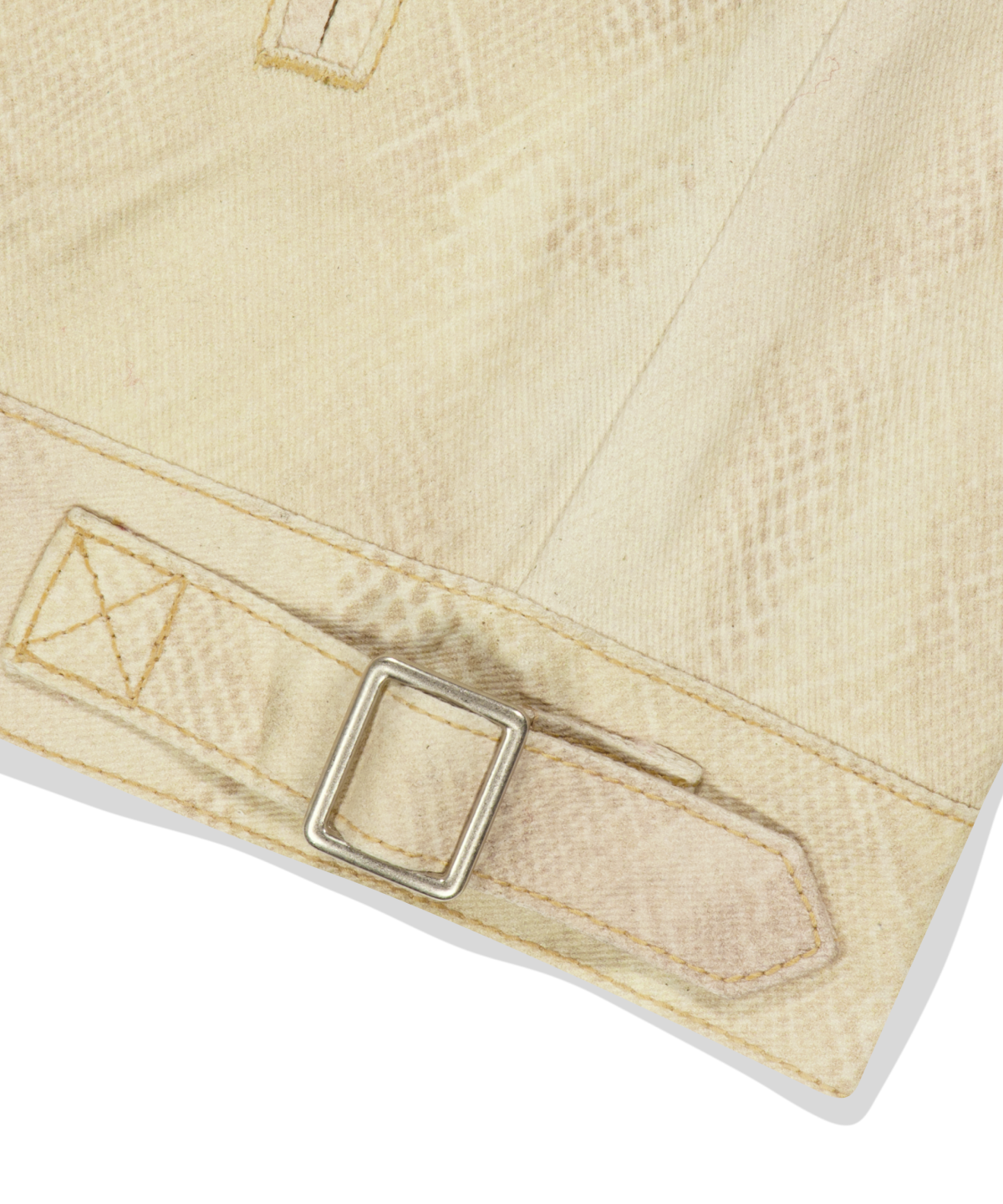 위캔더스(WKNDRS) PYTHON-PRINT COATED JACKET (BEIGE)