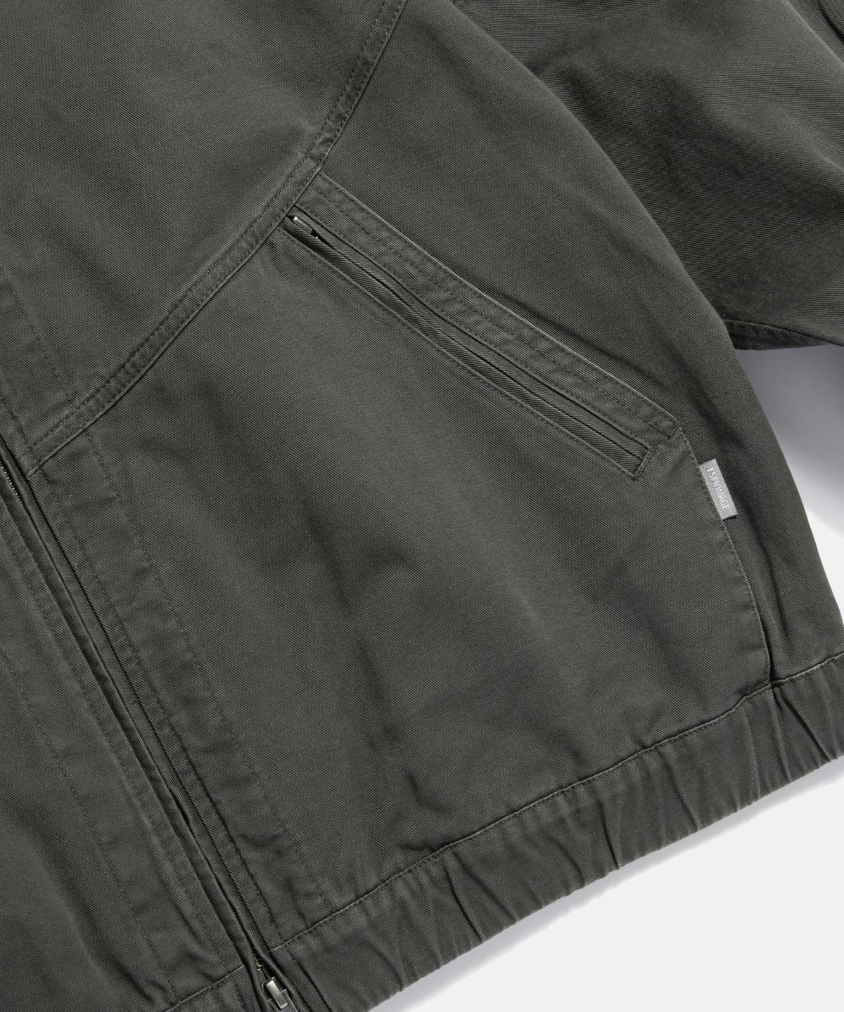 에스피오나지(ESPIONAGE) Washed Track Jacket Dark Grey